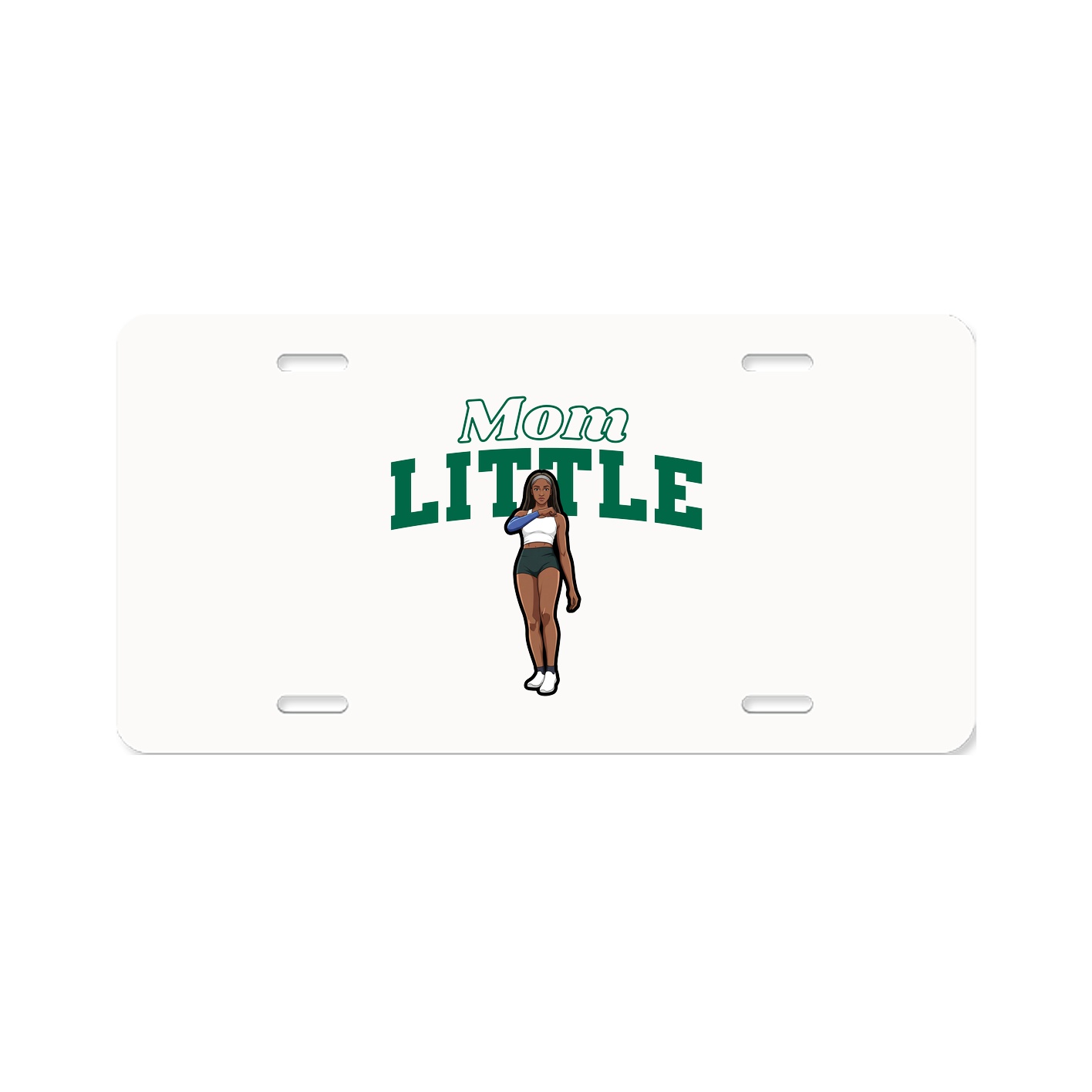 License Plate — Mothers Day Block in Classic