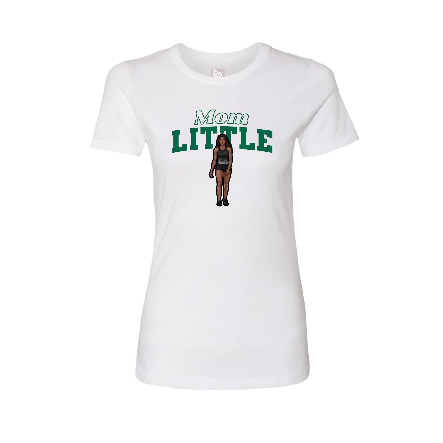 Womens Tee — Mothers Day Block in White
