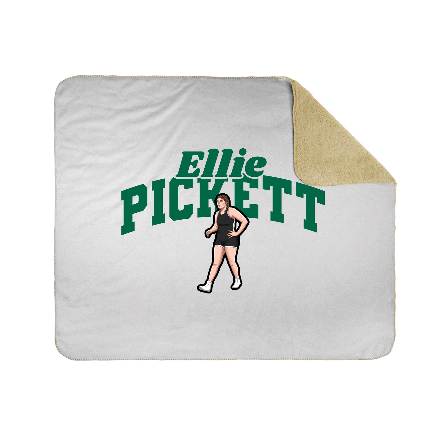 Throw Blanket — Signature Arch in White