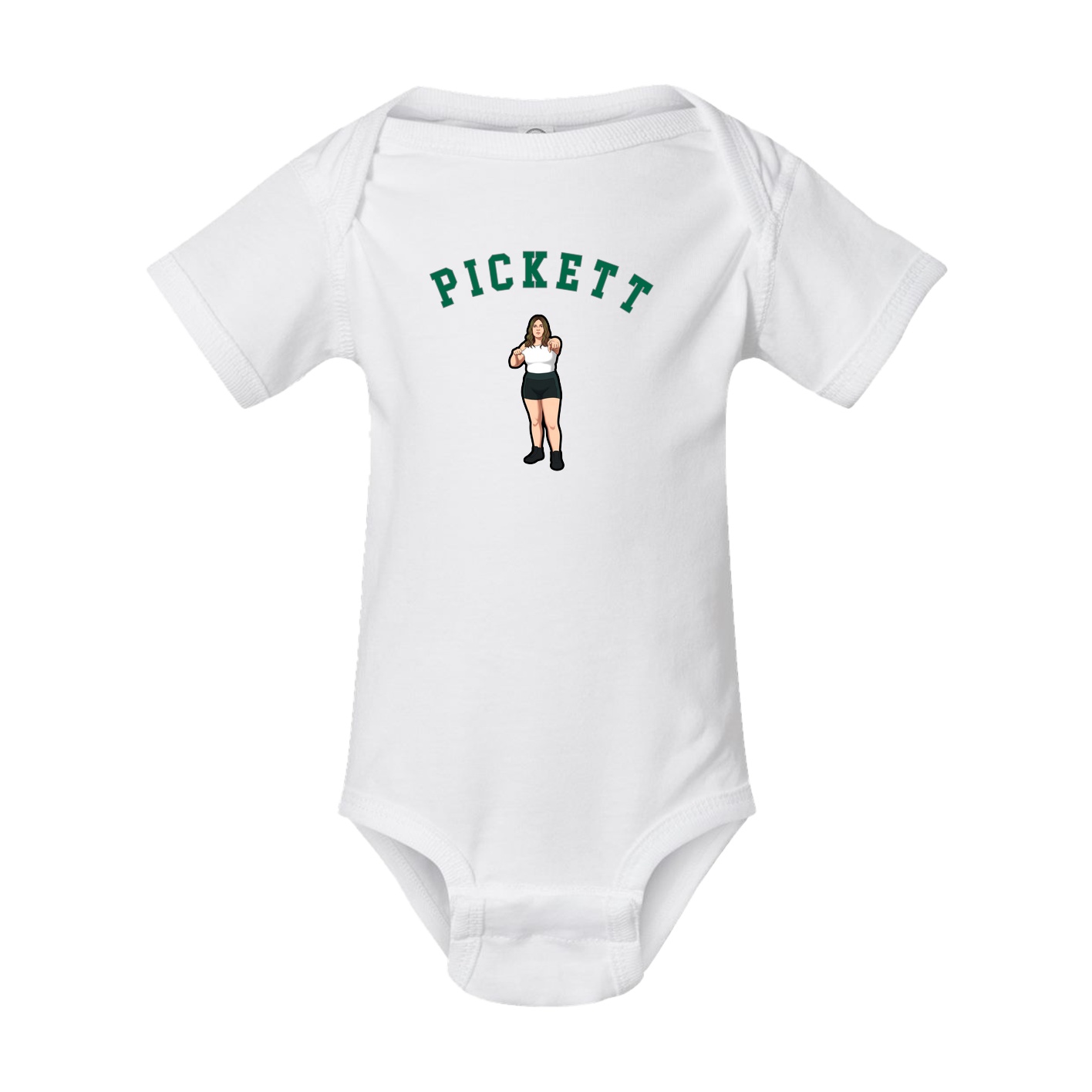 Baby Onesie — Shirsey Arch in White