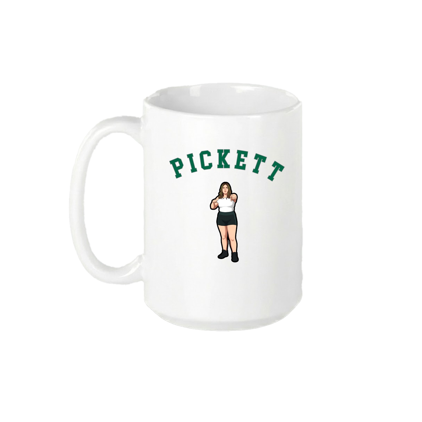 15oz Coffee Mug — Shirsey Arch in White