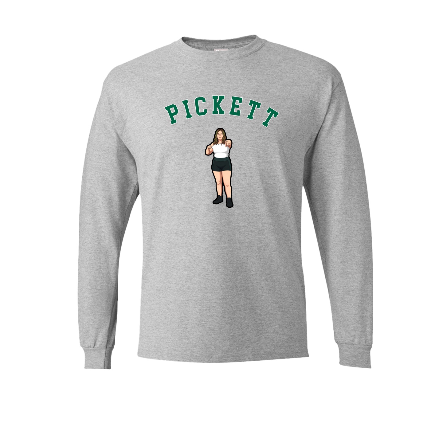 Long Sleeve Tee — Shirsey Arch in Grey