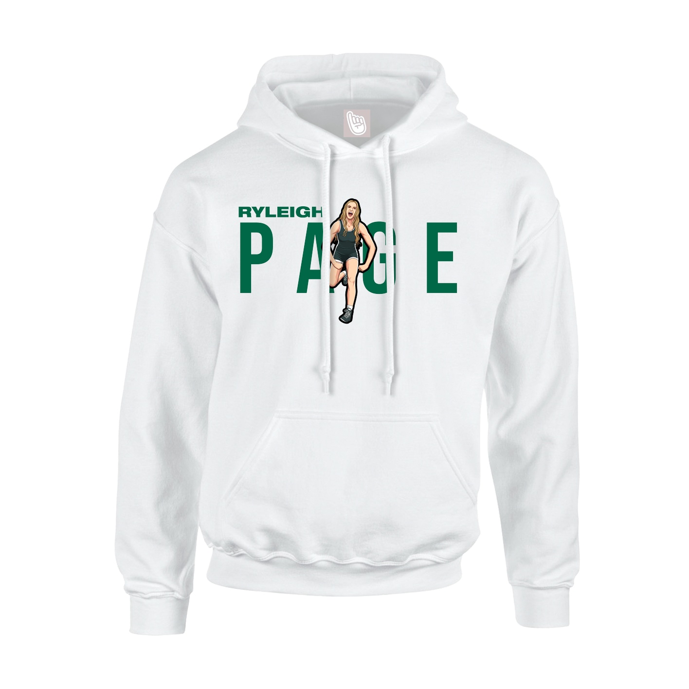 Hoodie — Player Name in White
