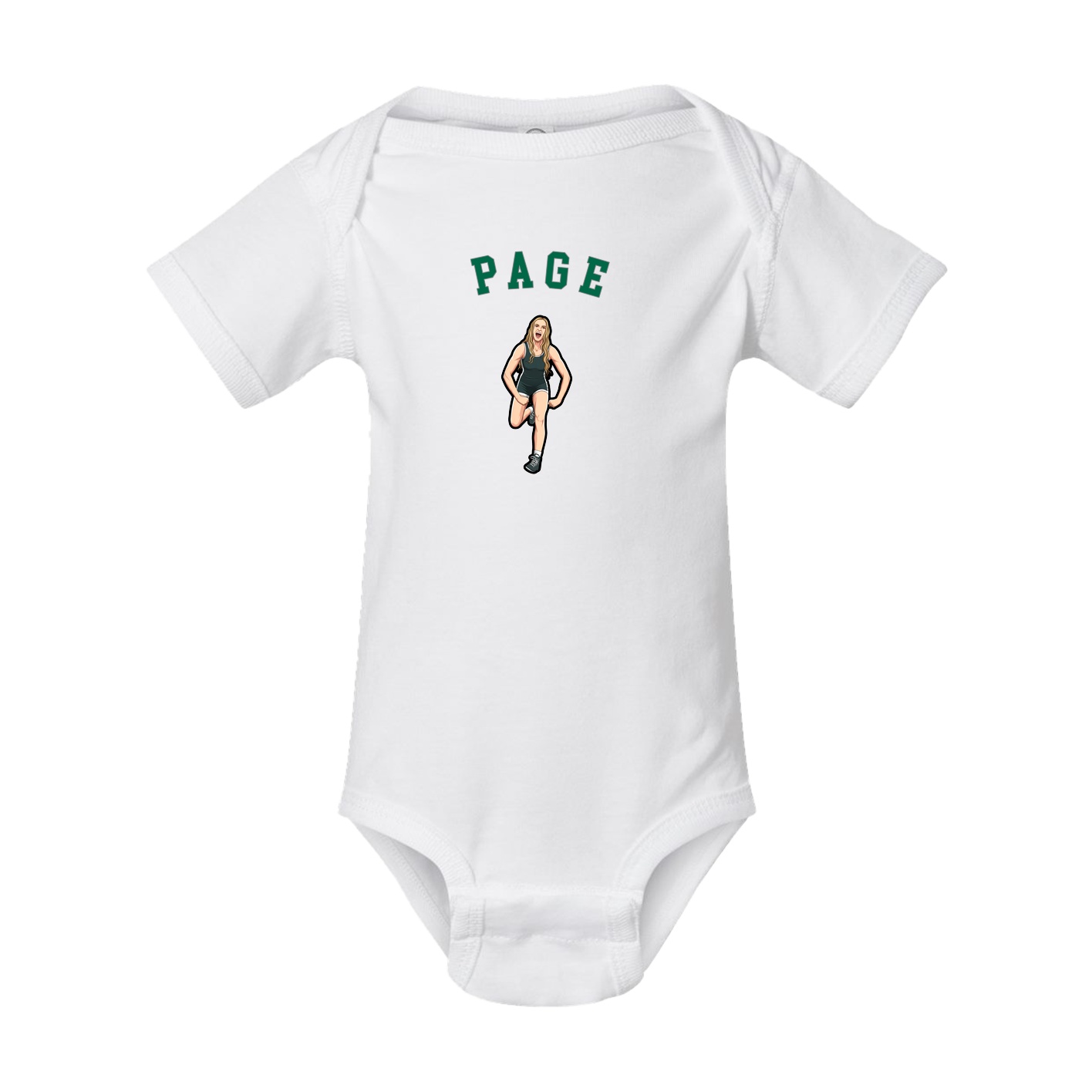 Baby Onesie — Shirsey Arch in White