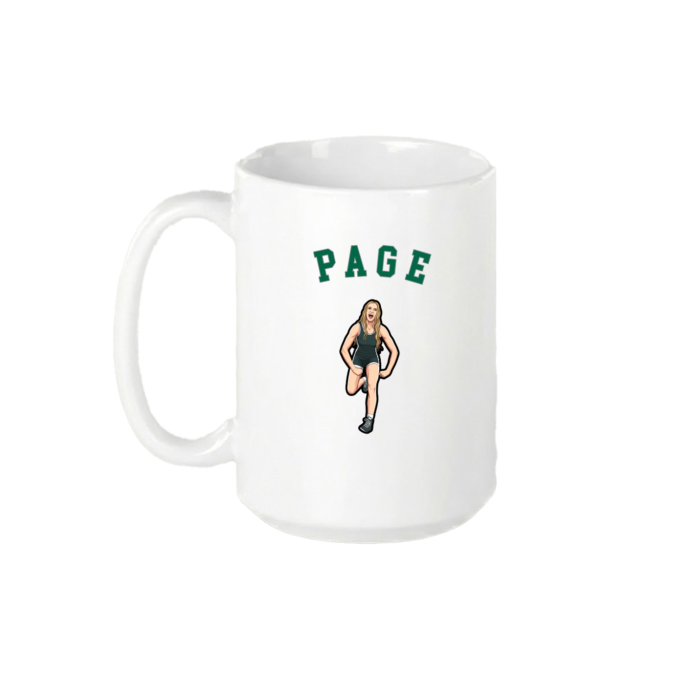 15oz Coffee Mug — Shirsey Arch in White