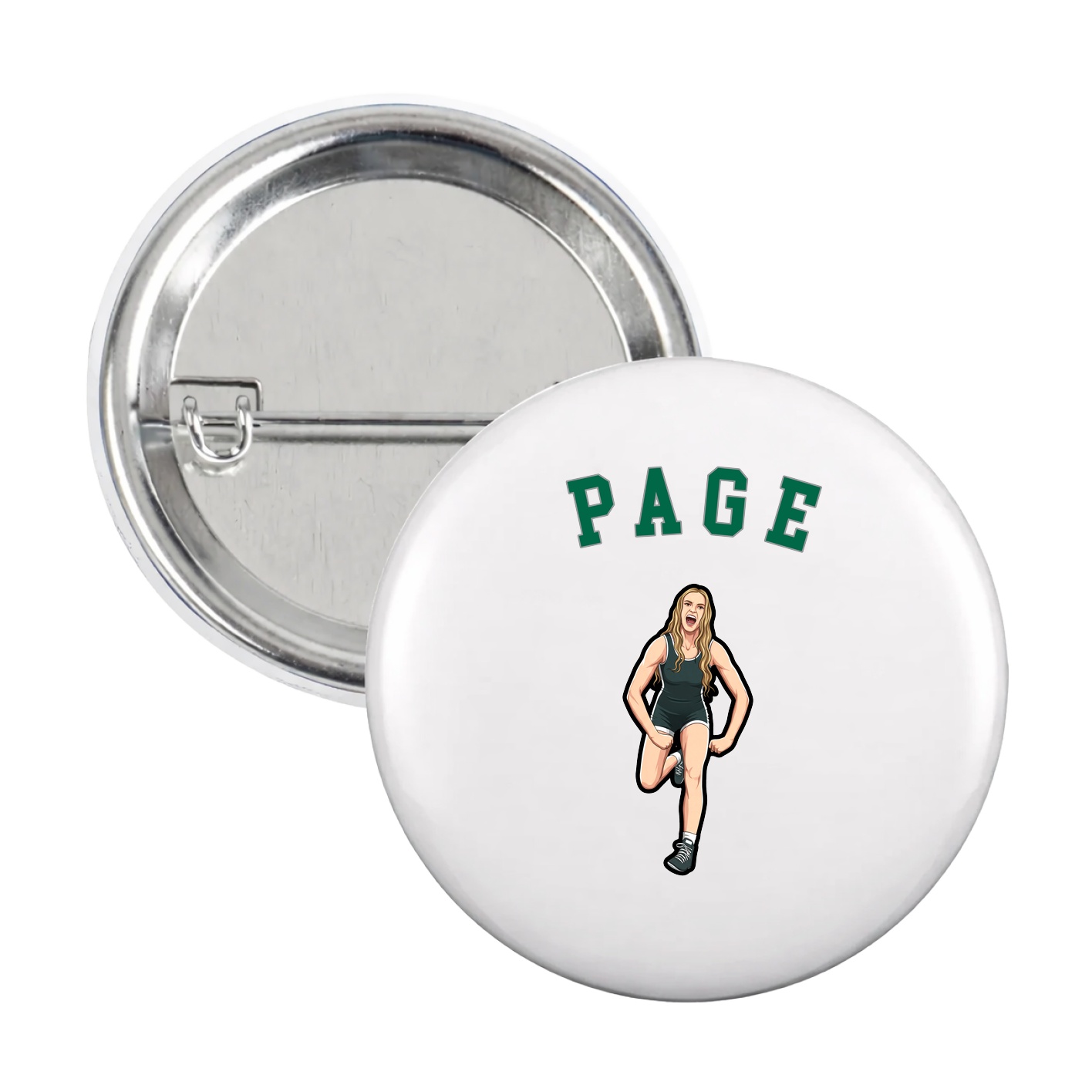 Game Day Button — Shirsey Arch in White