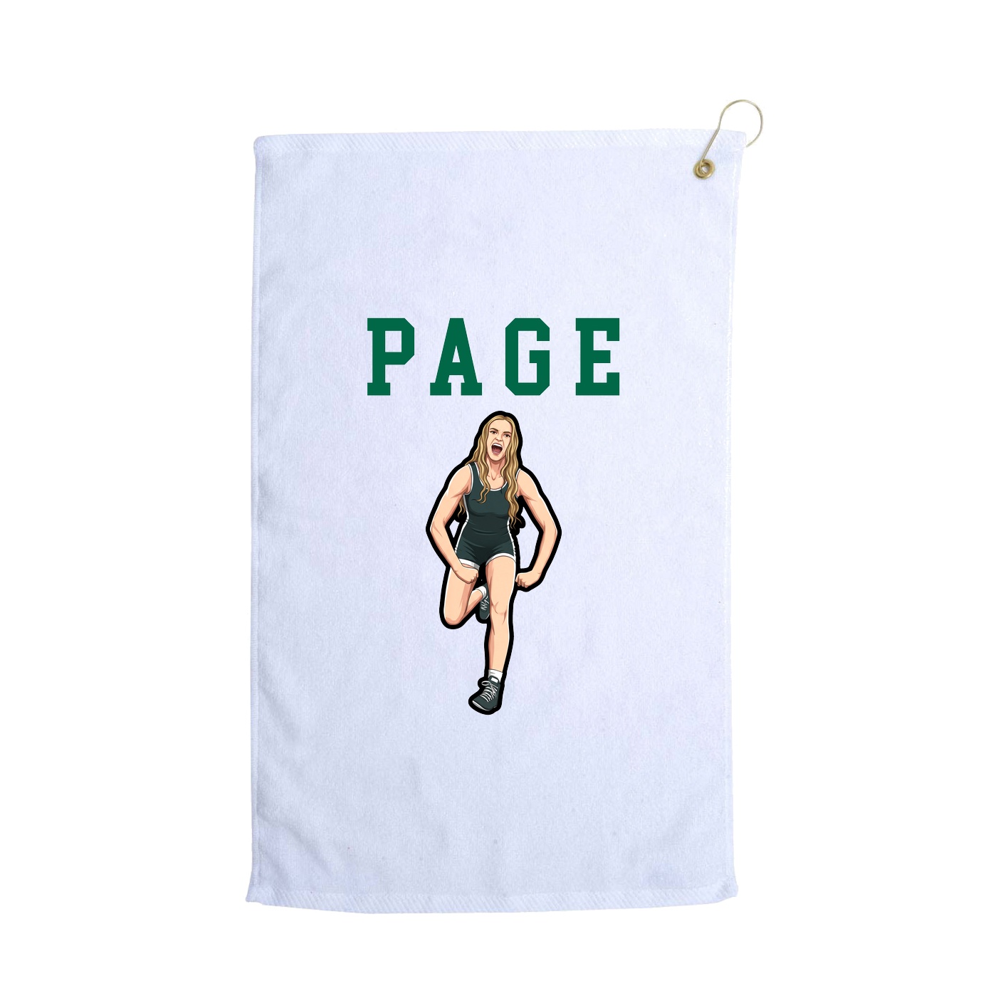 Golf Towel — Shirsey in White