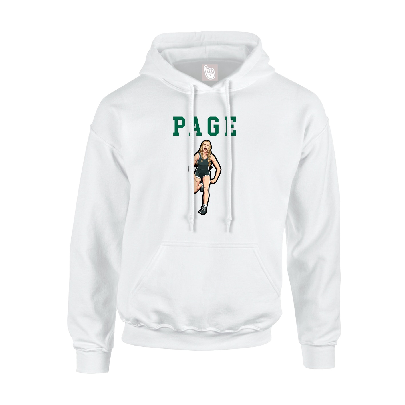 Youth Hoodie — Shirsey in White