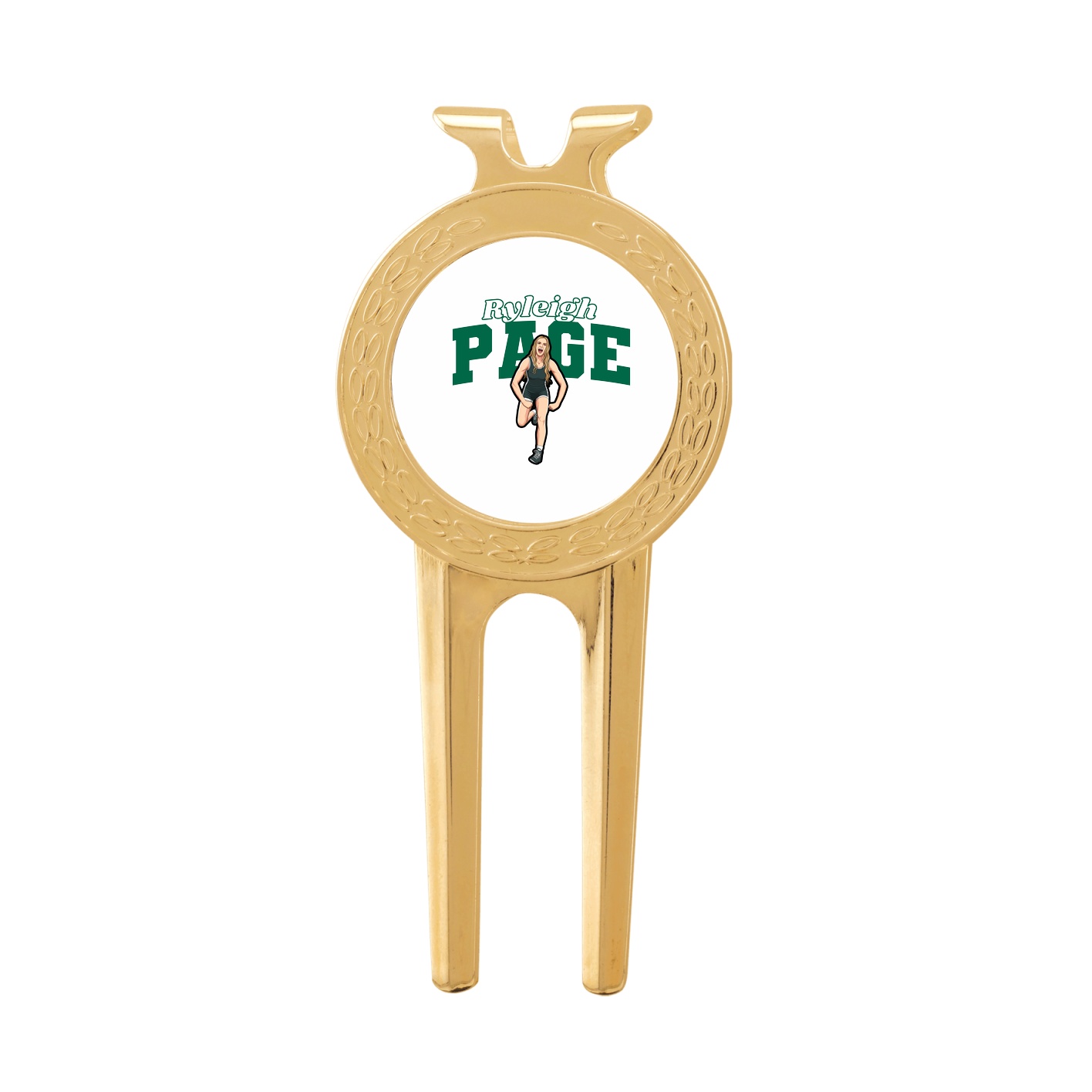 Divot Tool with Ball Marker — Name Arch in Classic