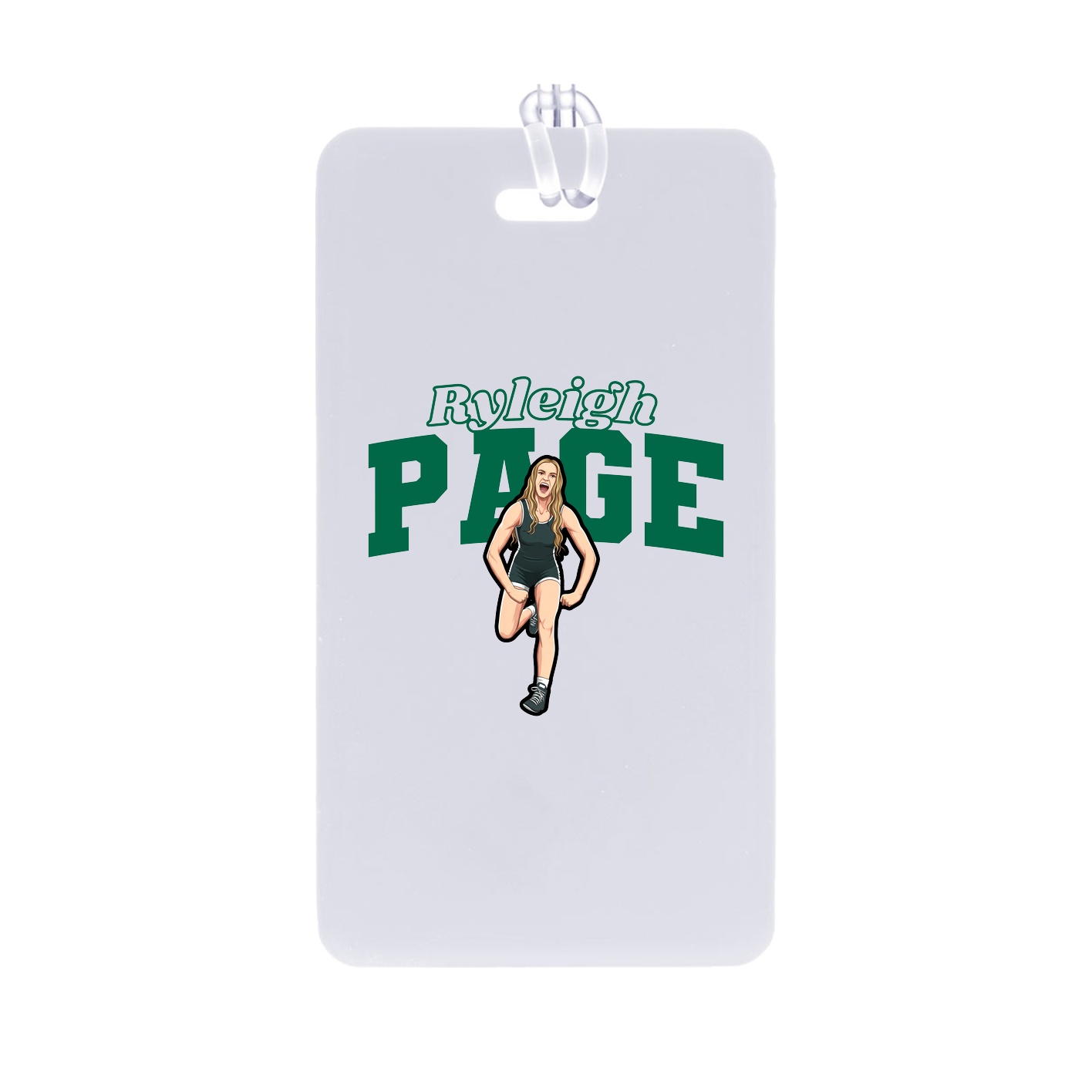 Bag Tag — Name Arch in Classic