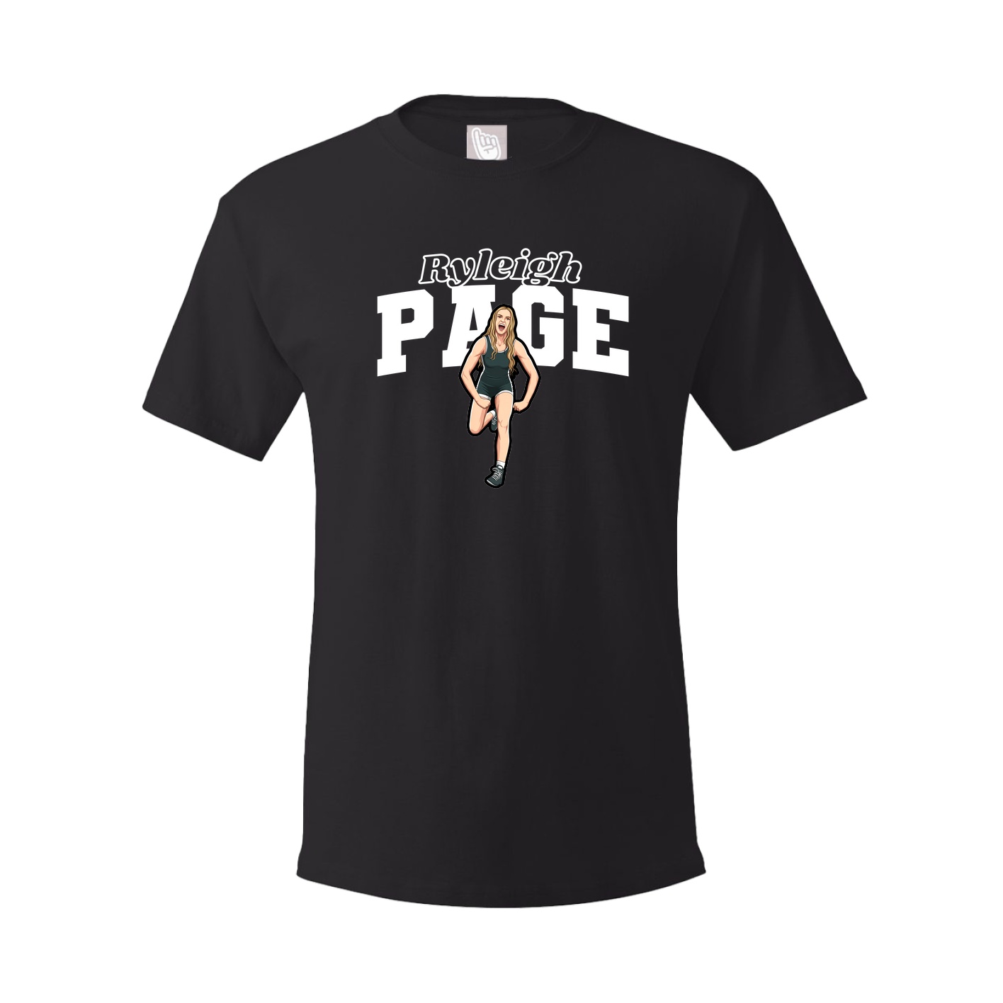 Youth Tee — Name Arch in Black