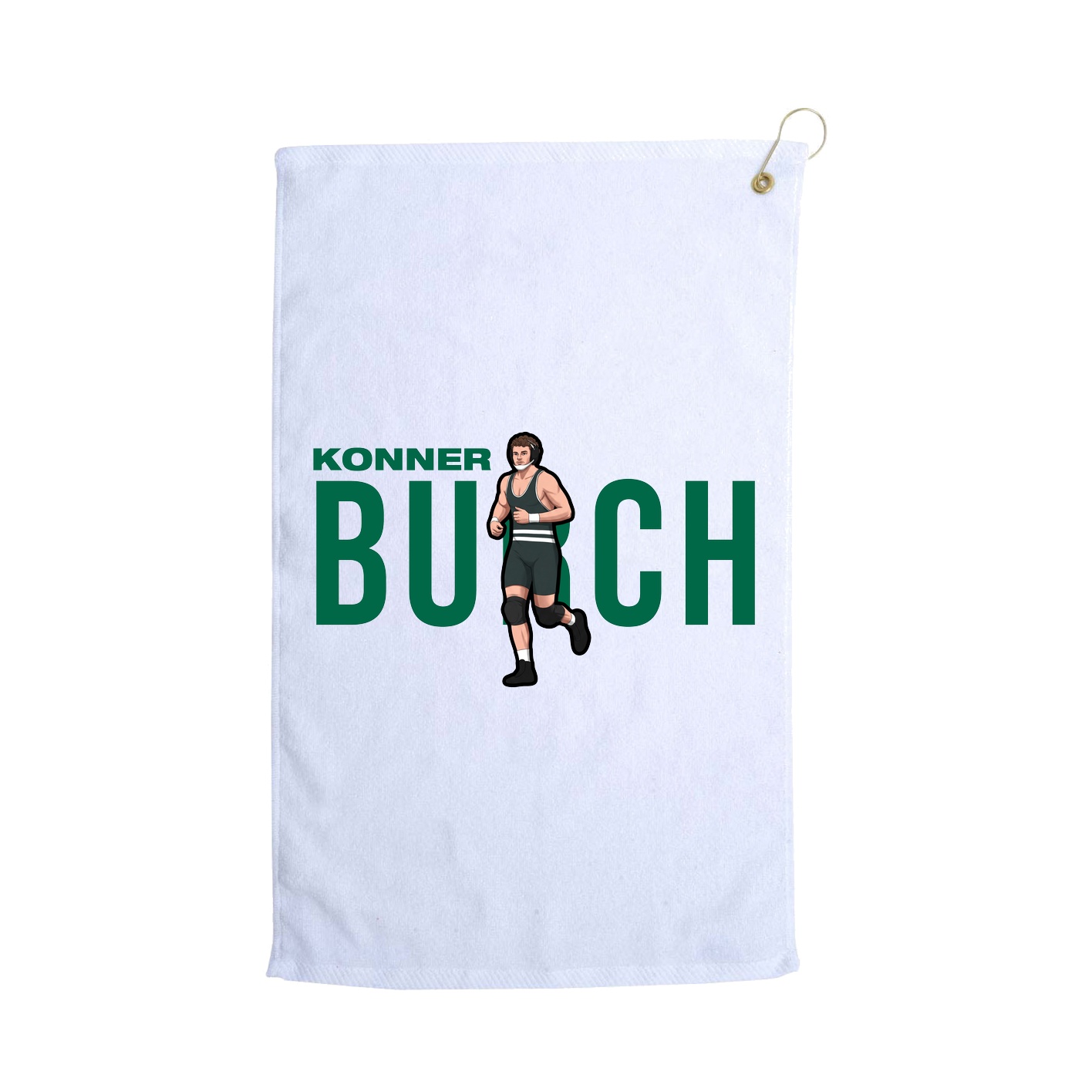 Golf Towel — Player Name in White
