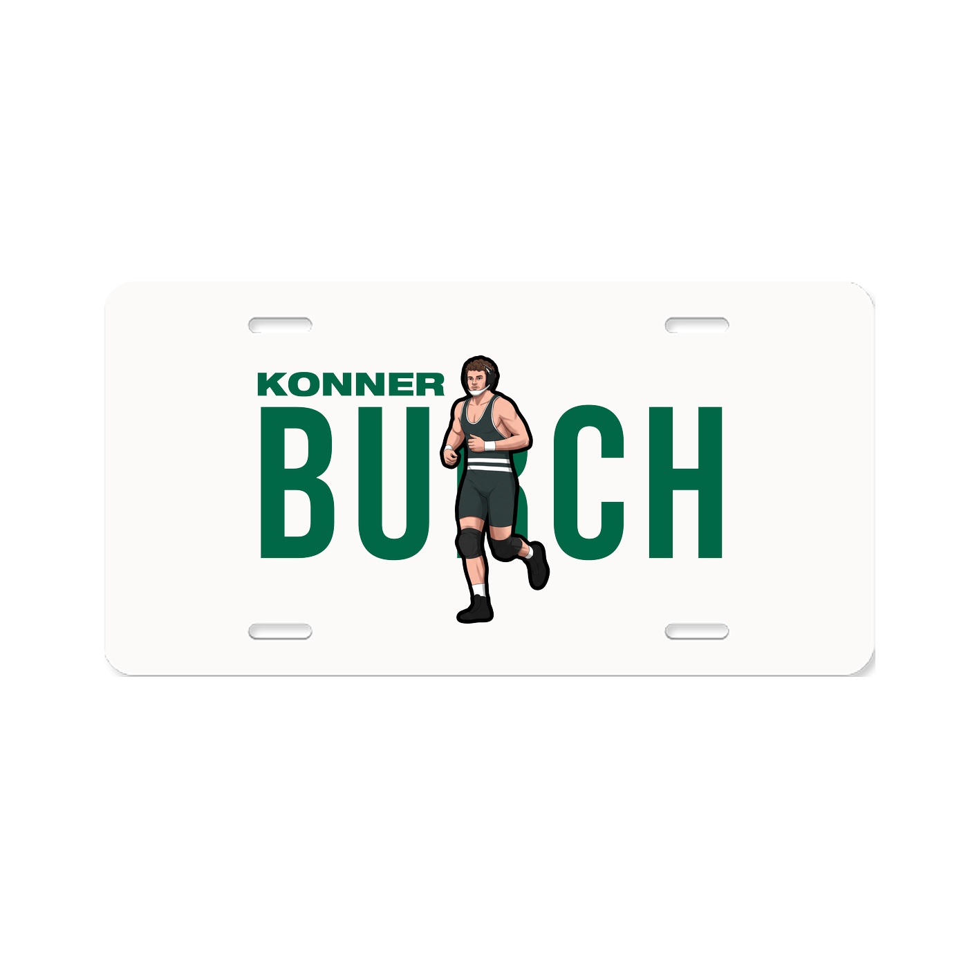 License Plate — Player Name in Classic