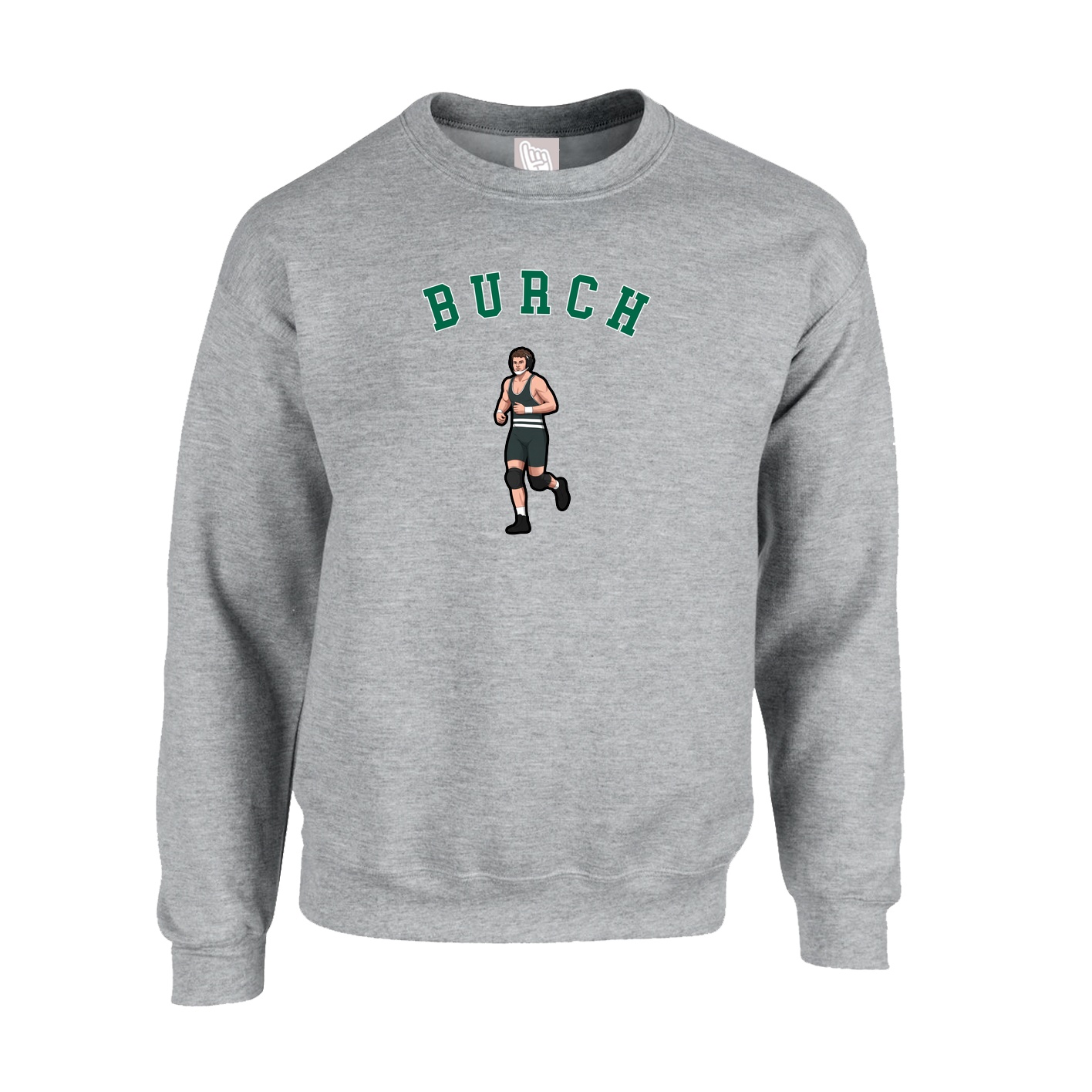 Fleece Crew — Shirsey Arch in Grey
