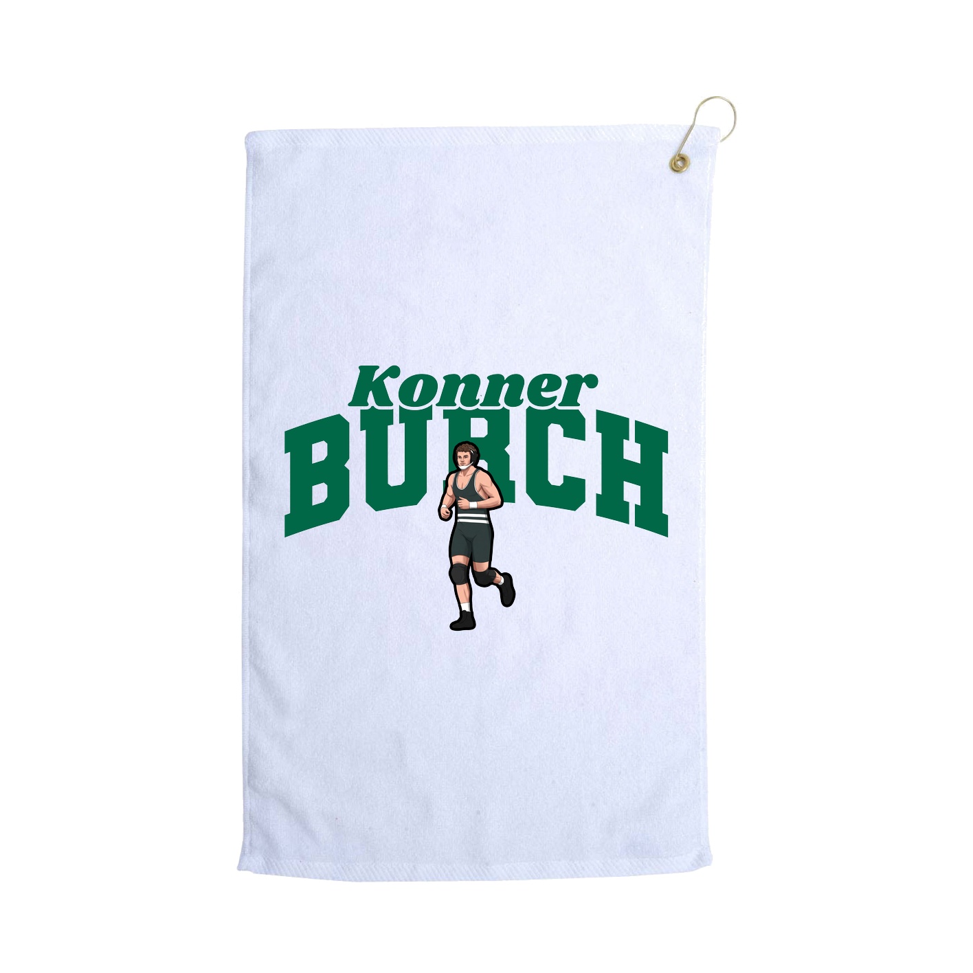 Golf Towel — Signature Arch in White