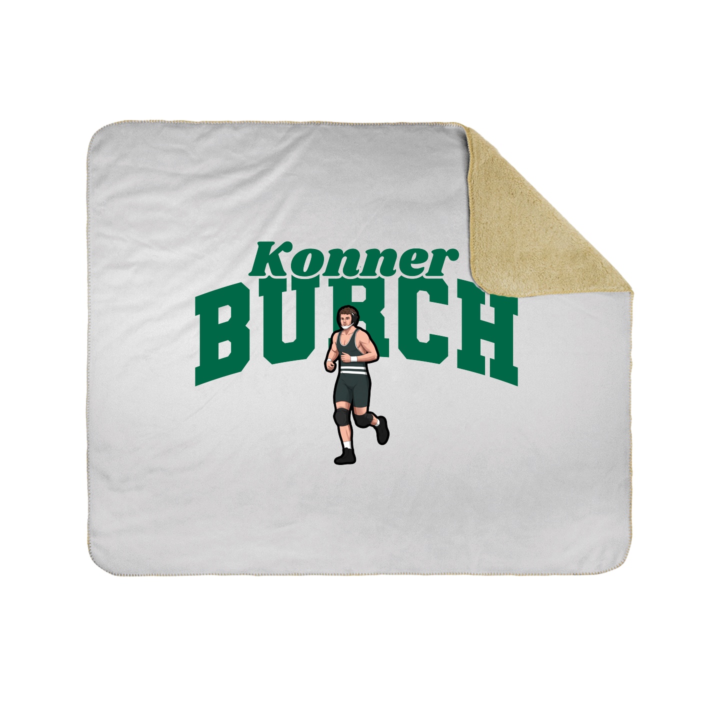 Throw Blanket — Signature Arch in White