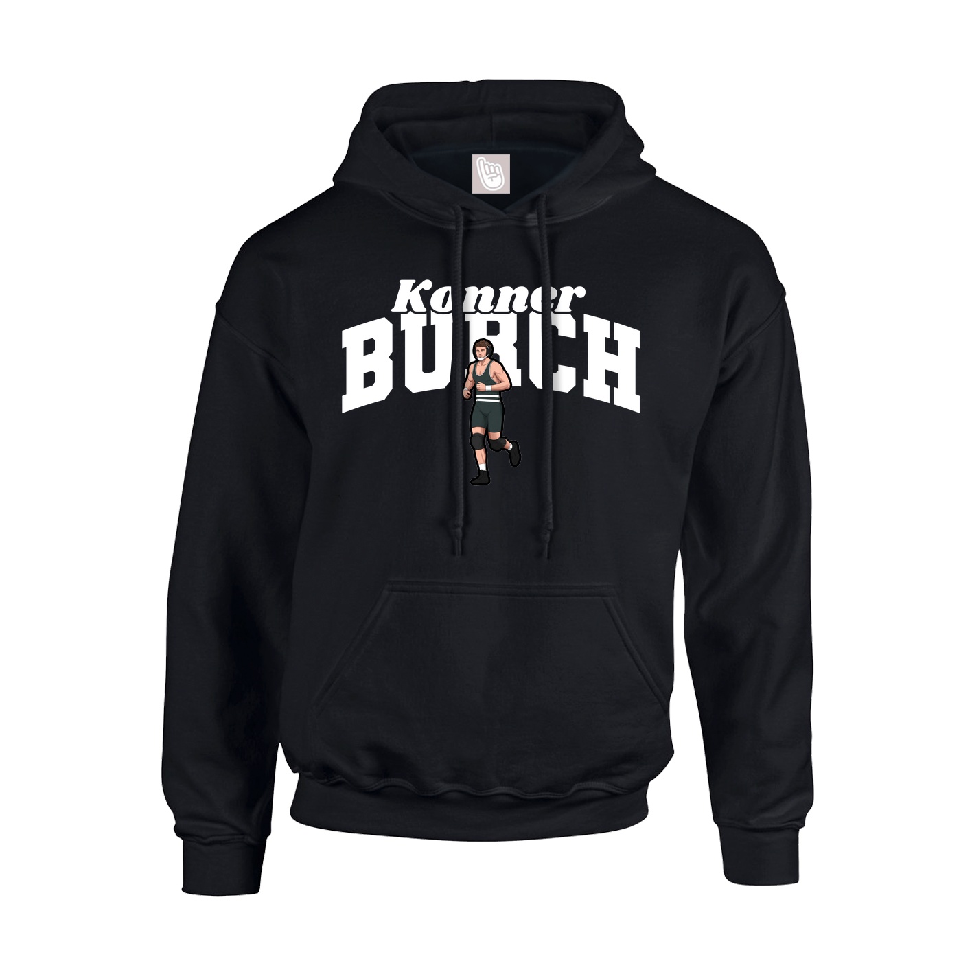 Hoodie — Signature Arch in Black