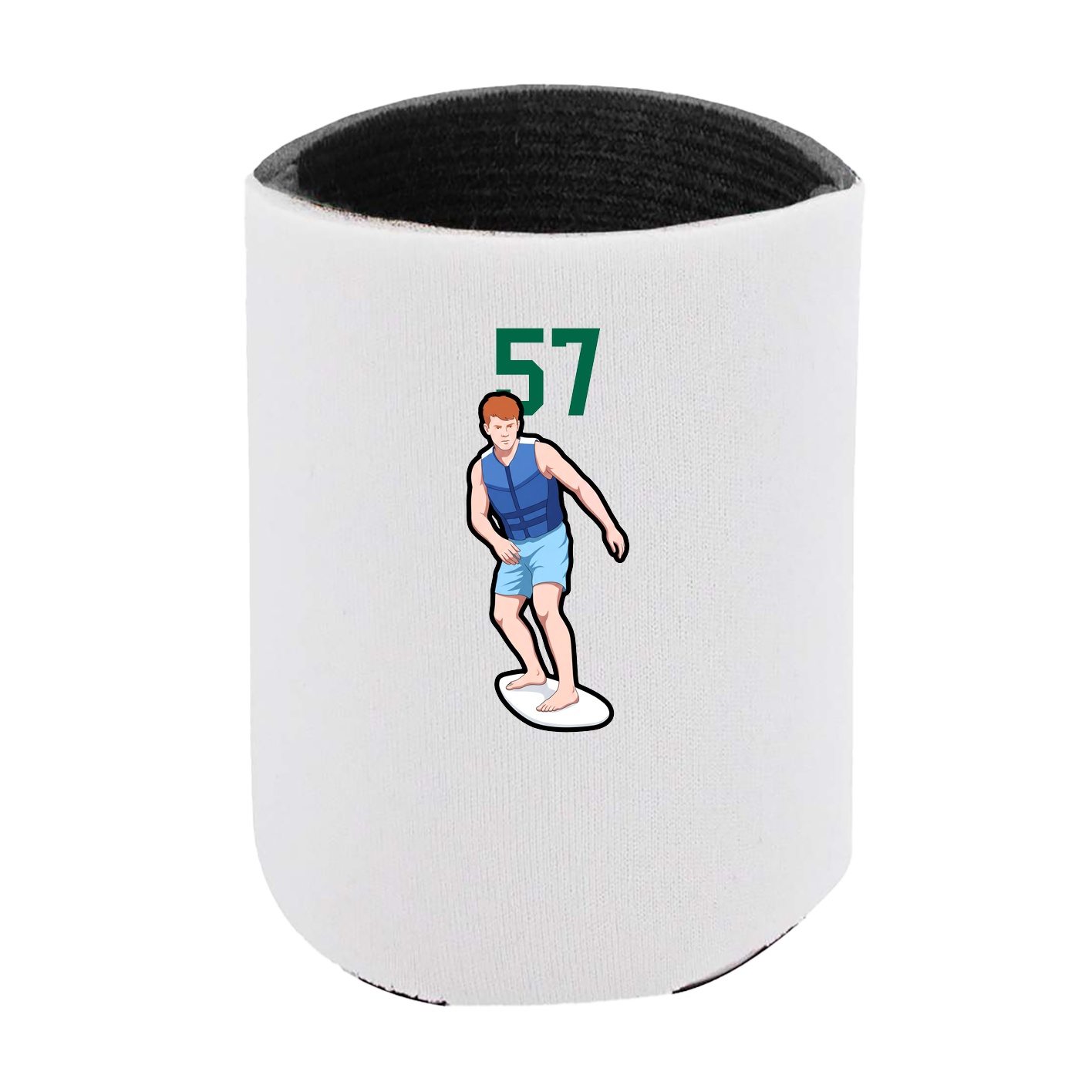 Can Holder — Number Top in White