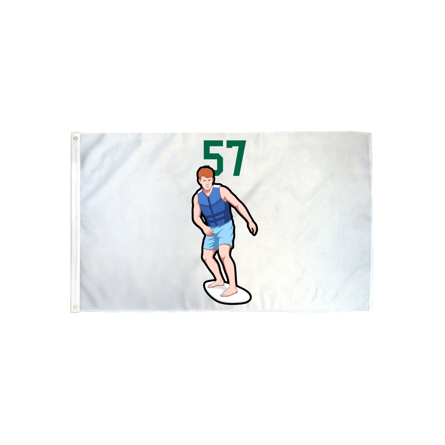 3x5 Flag — Number Top in Classic