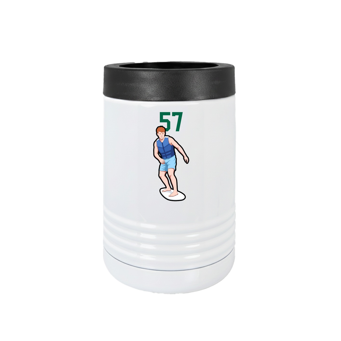Beverage Holder — Number Top in White