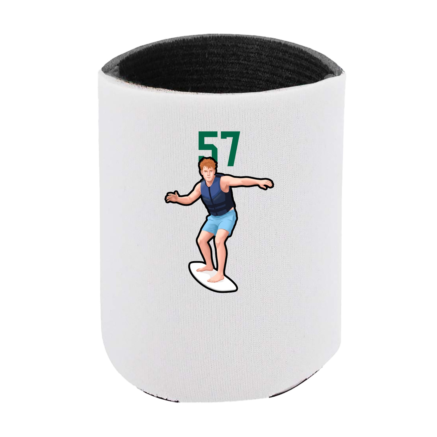 Can Holder — Number Top in White