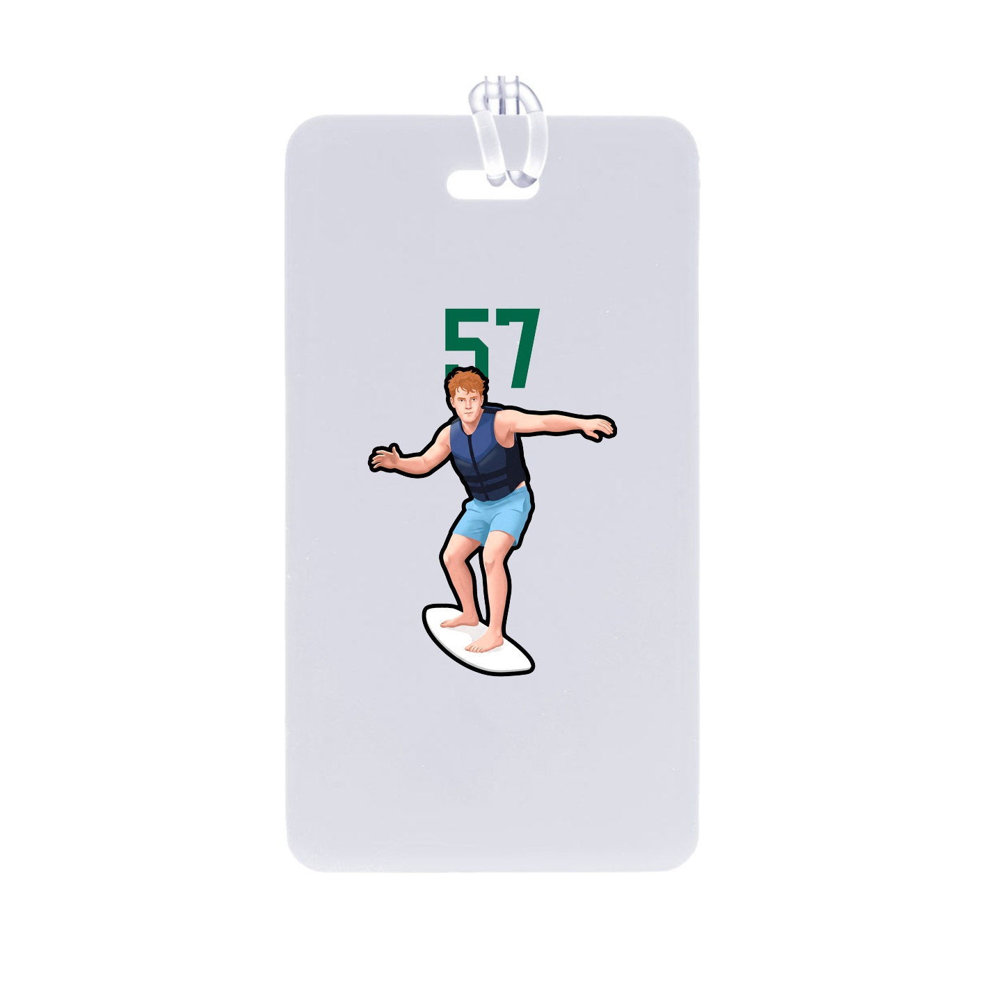 Bag Tag — Number Top in Classic