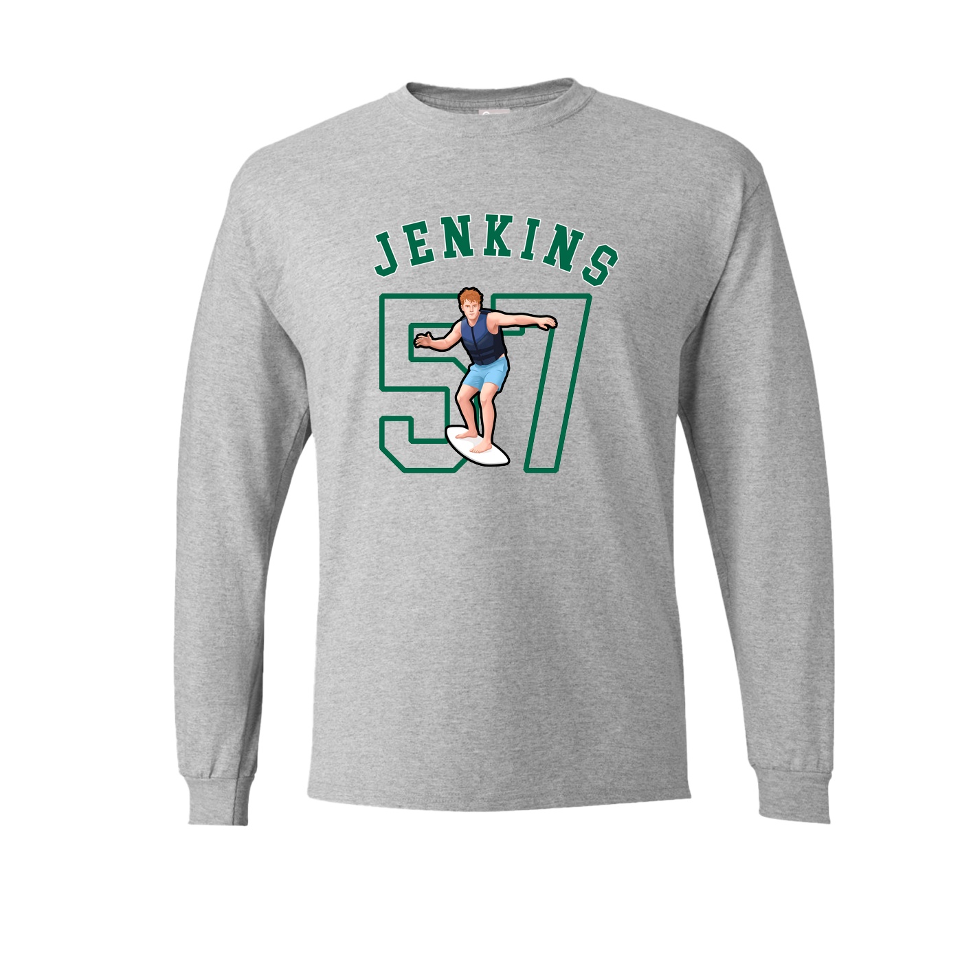 Long Sleeve Tee — Shirsey Arch in Grey