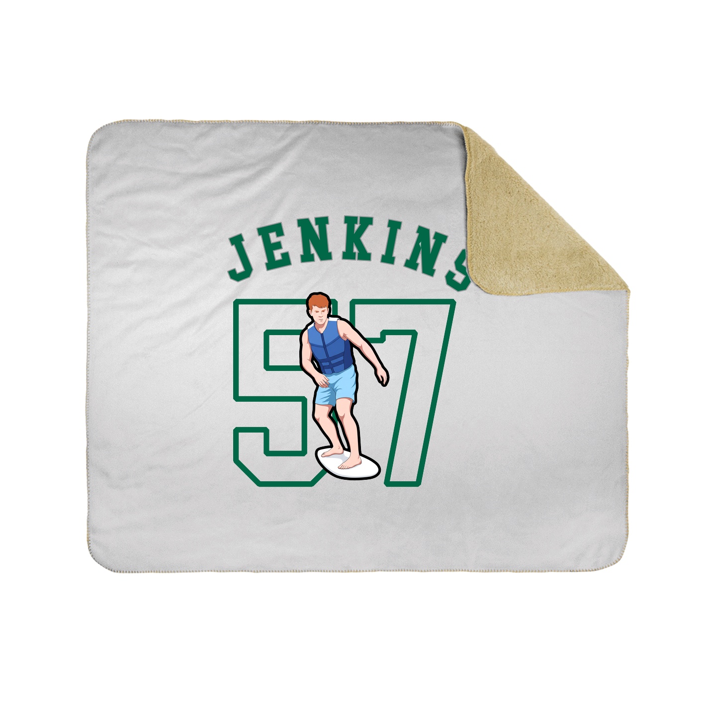 Throw Blanket — Shirsey Arch in White