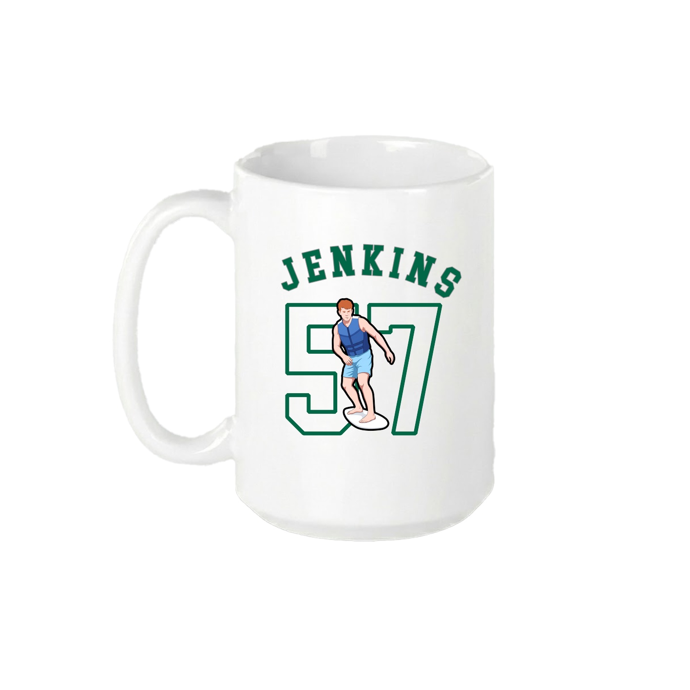 15oz Coffee Mug — Shirsey Arch in White