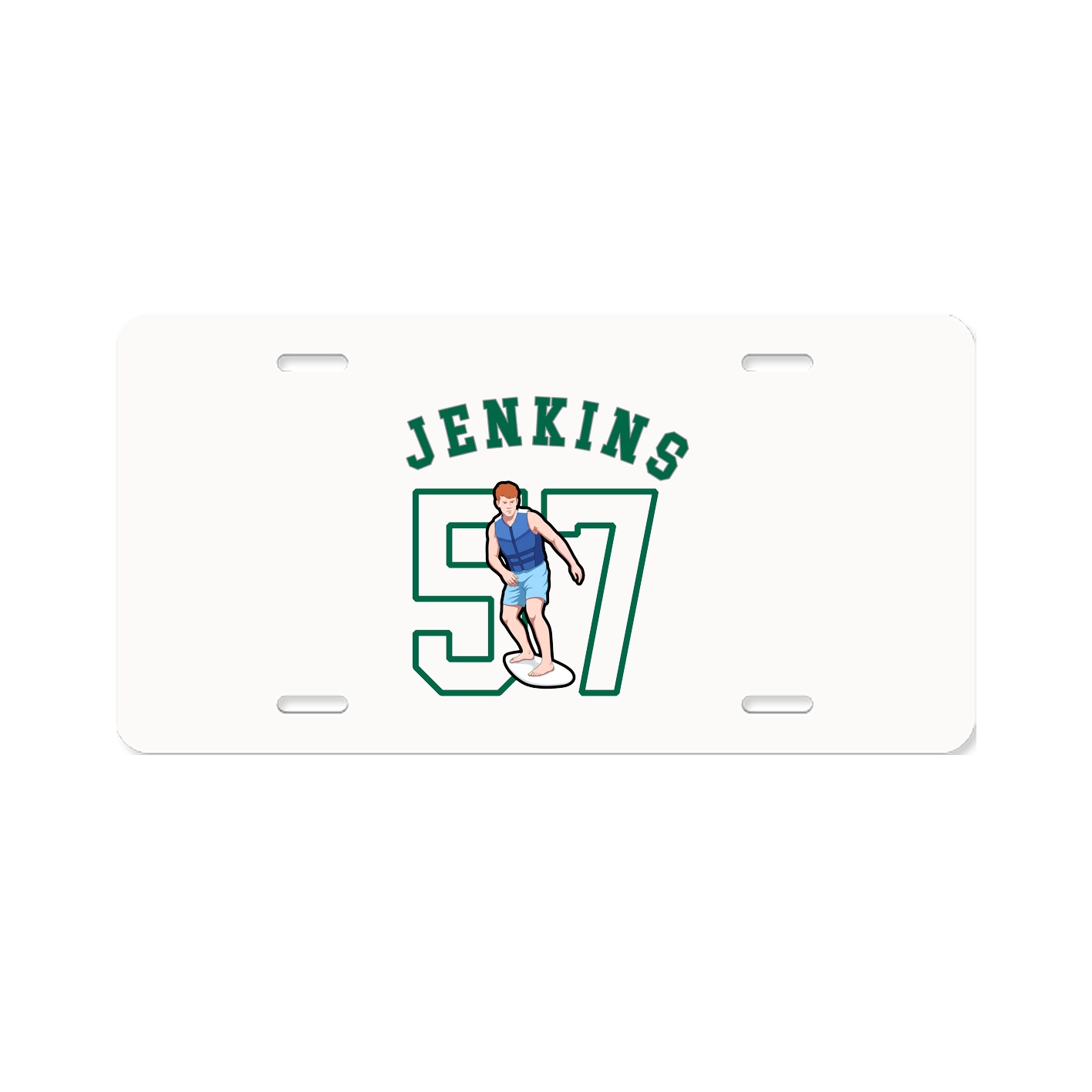 License Plate — Shirsey Arch in Classic