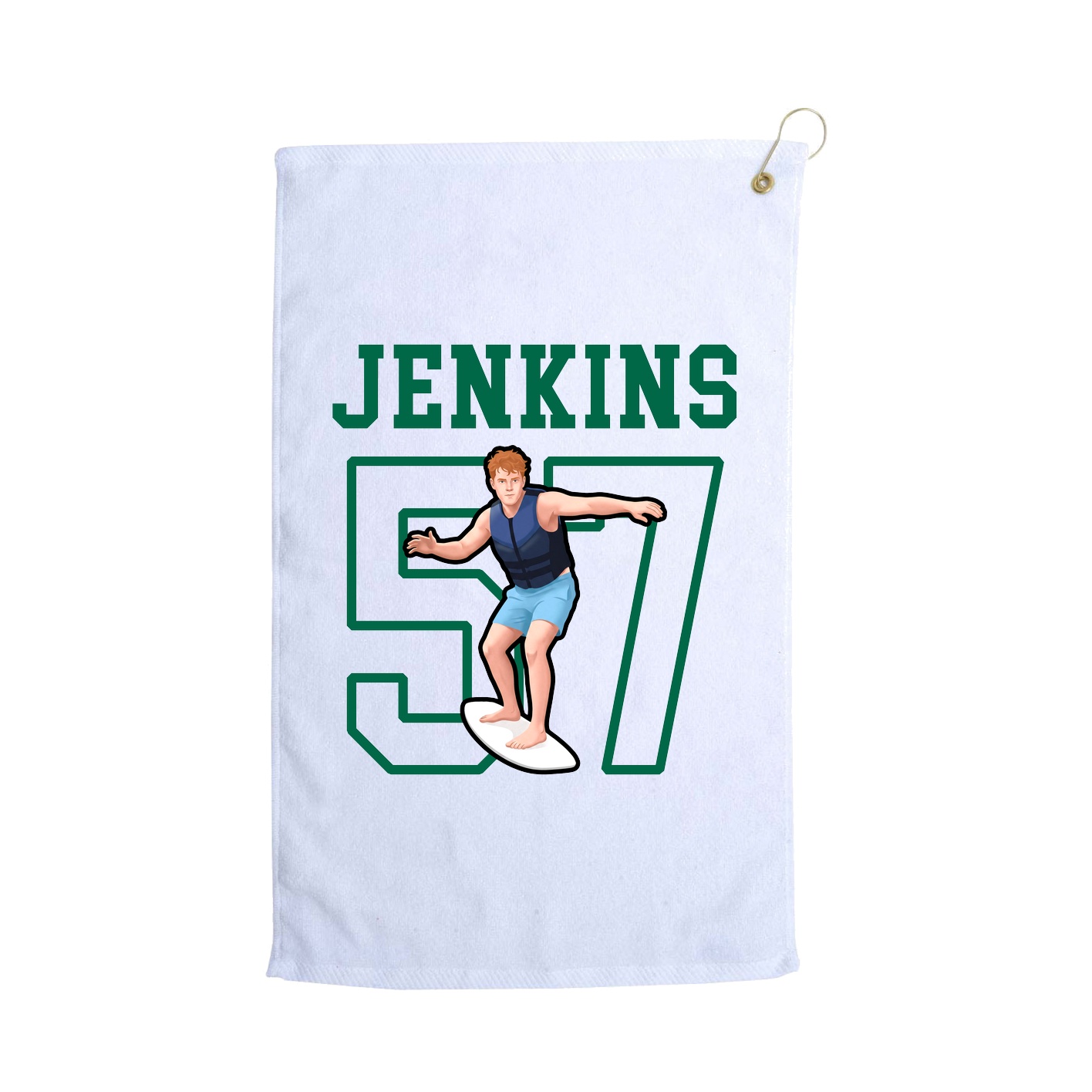 Golf Towel — Shirsey in White