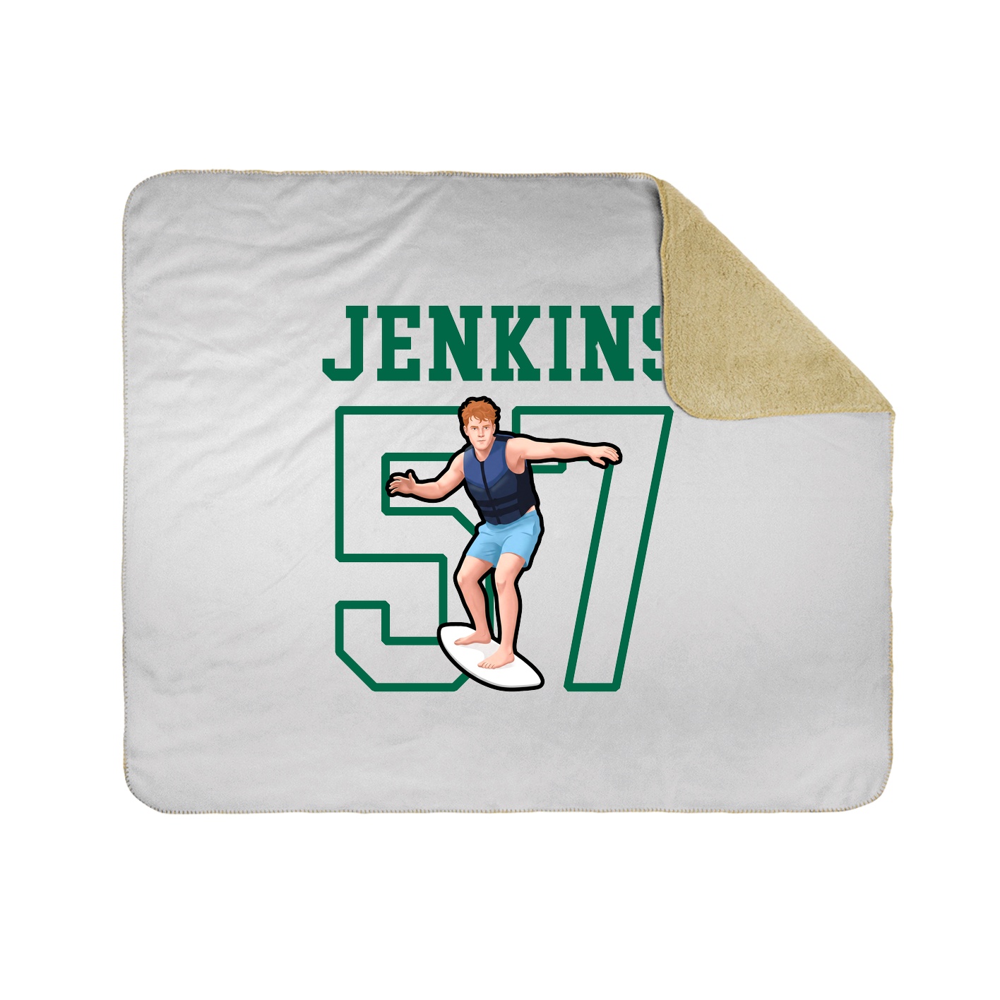 Throw Blanket — Shirsey in White