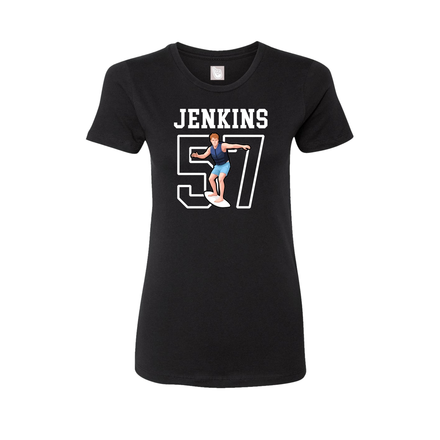 Fitted Women's Tee — Shirsey in Black