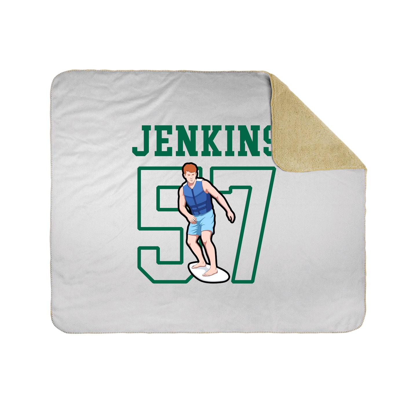 Throw Blanket — Shirsey in White