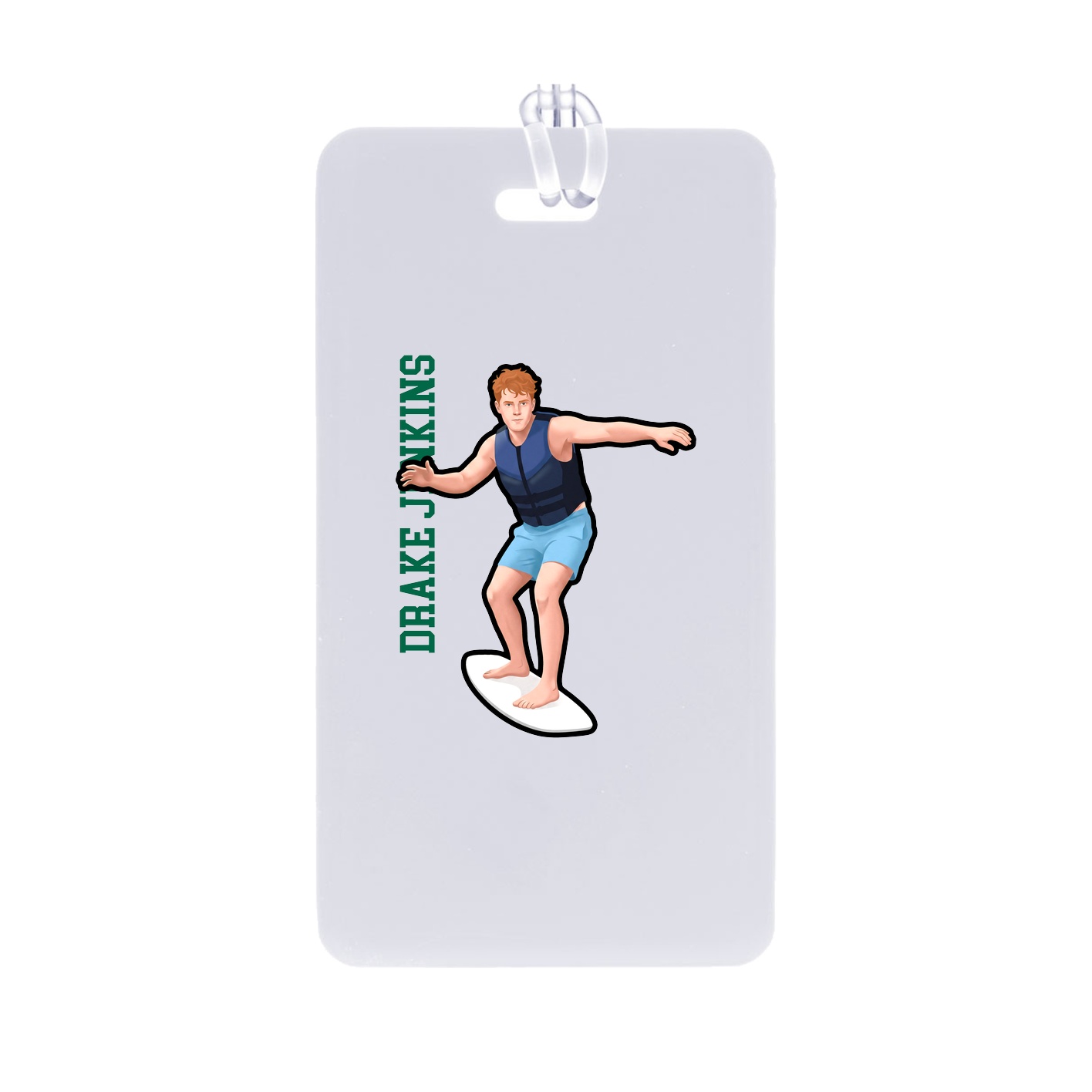 Bag Tag — Name Vertical in Classic