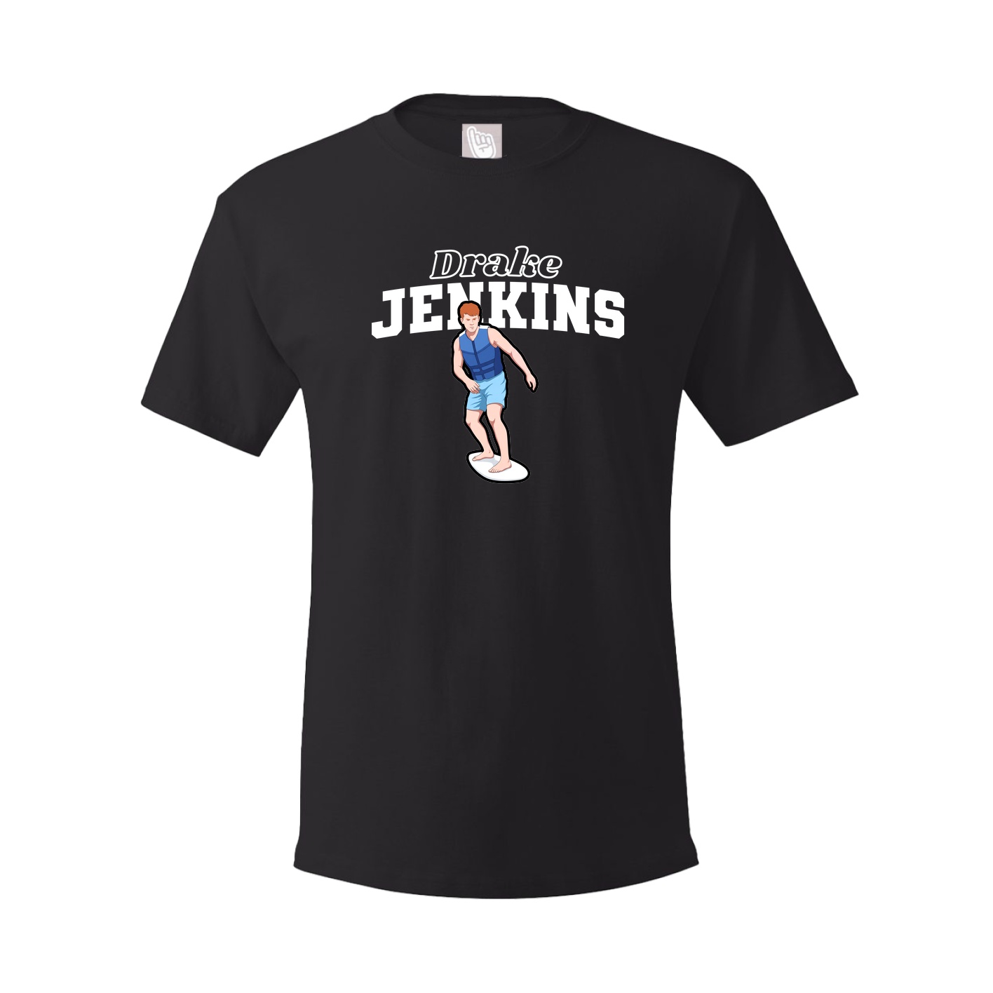 Youth Tee — Name Arch in Black
