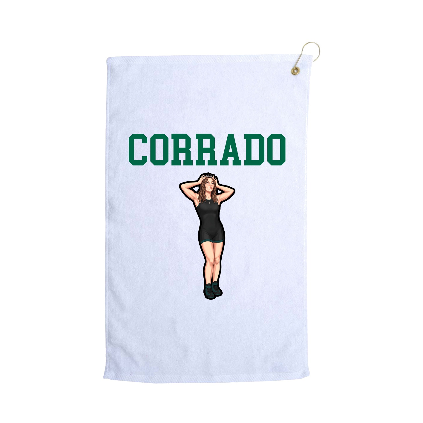 Golf Towel — Shirsey in White