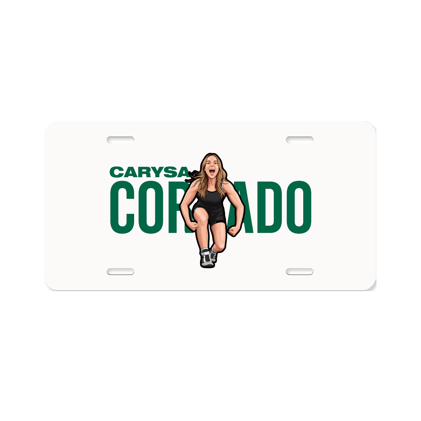 License Plate — Player Name in Classic