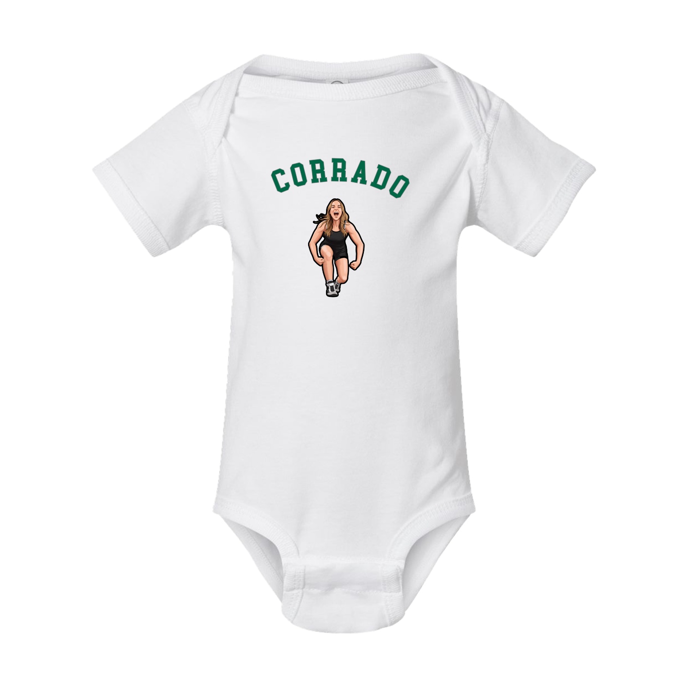 Baby Onesie — Shirsey Arch in White