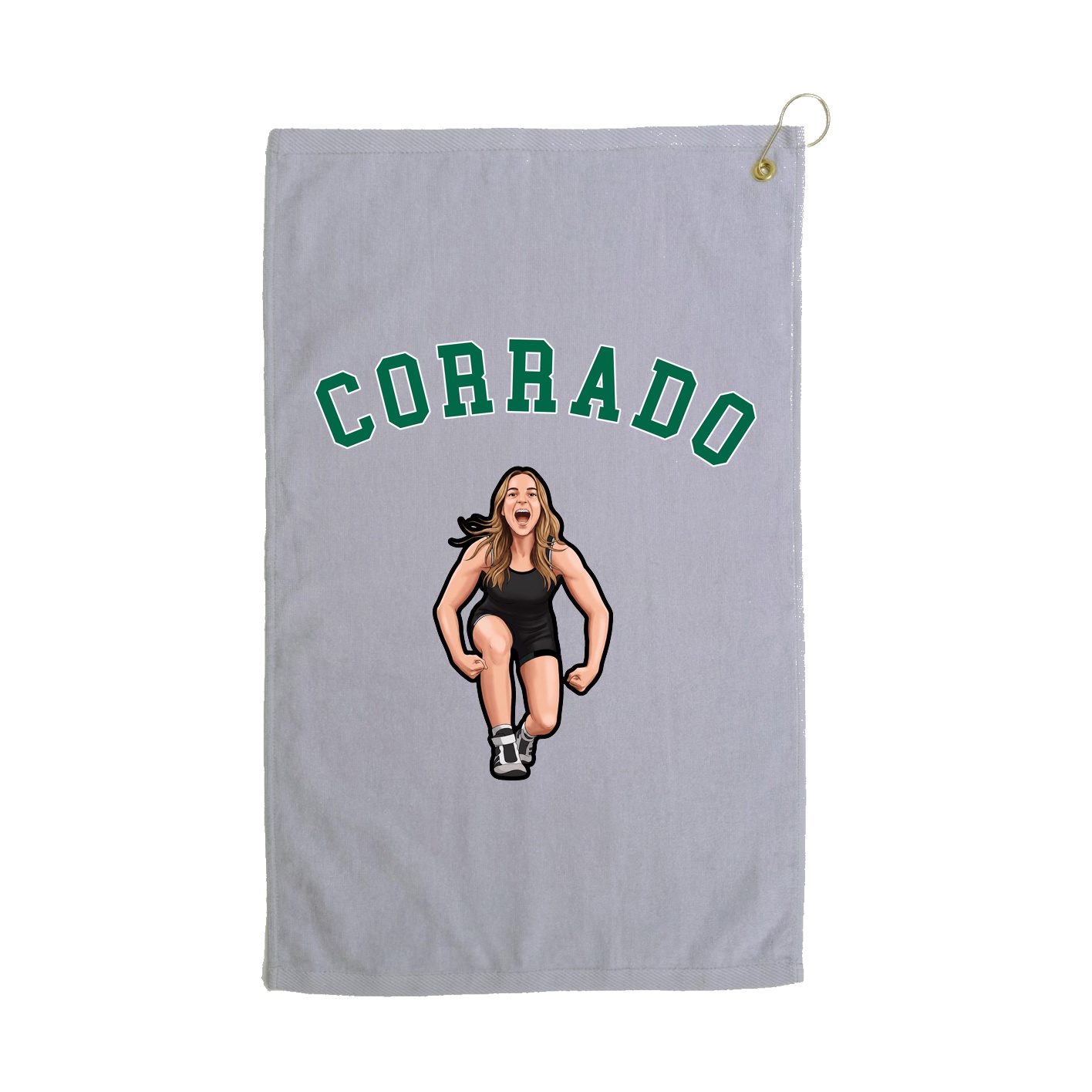 Golf Towel — Shirsey Arch in Grey