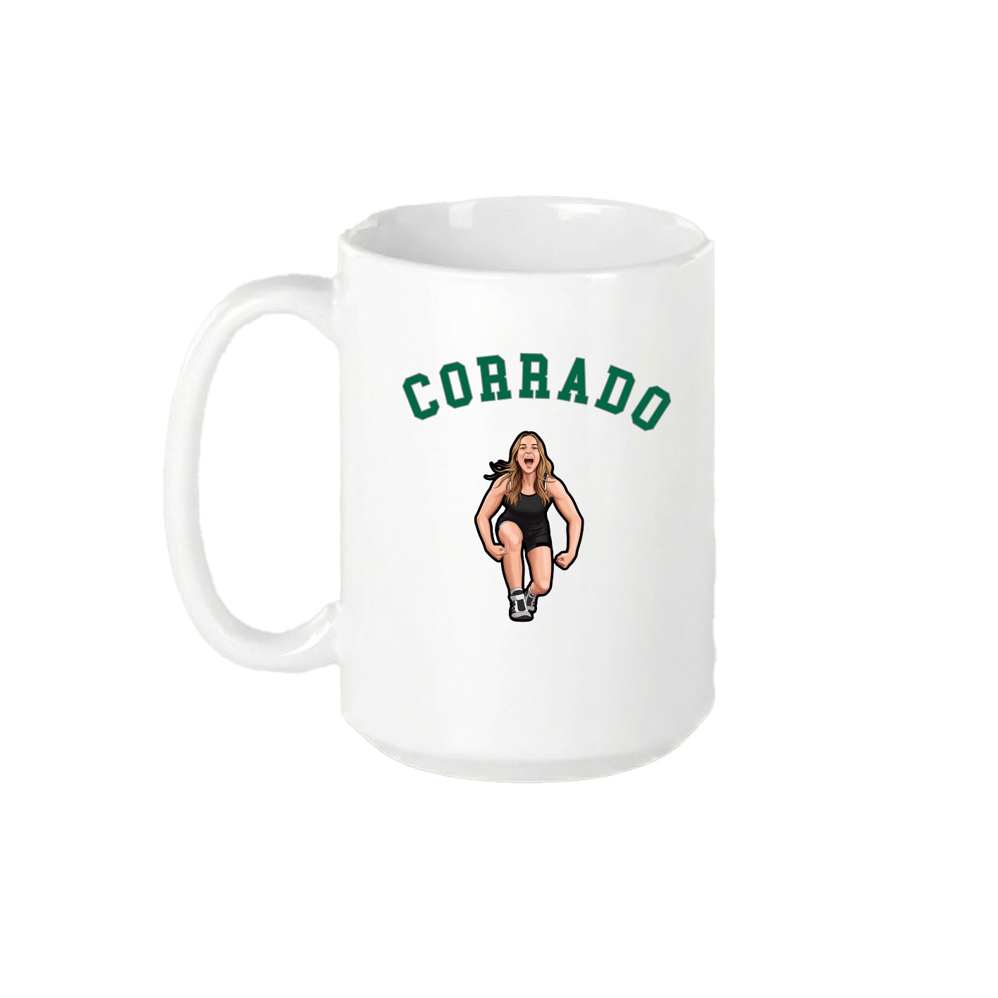 15oz Coffee Mug — Shirsey Arch in White