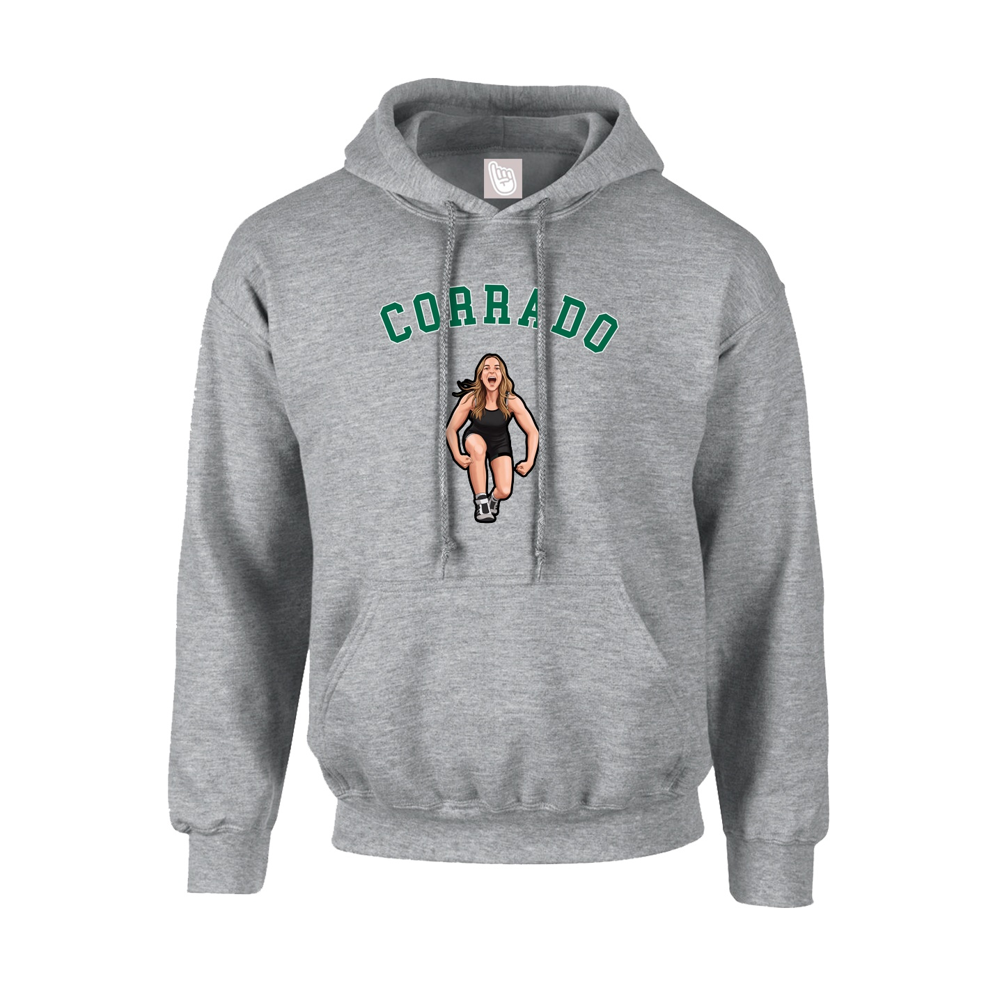 Youth Hoodie — Shirsey Arch in Grey