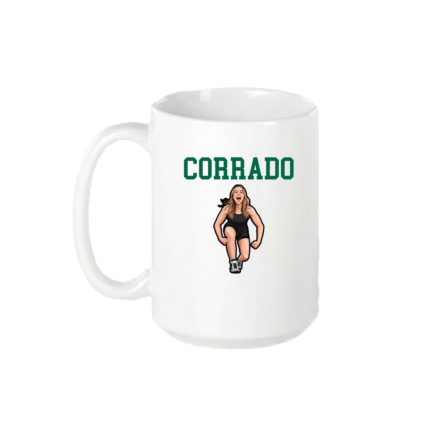 15oz Coffee Mug — Shirsey in White