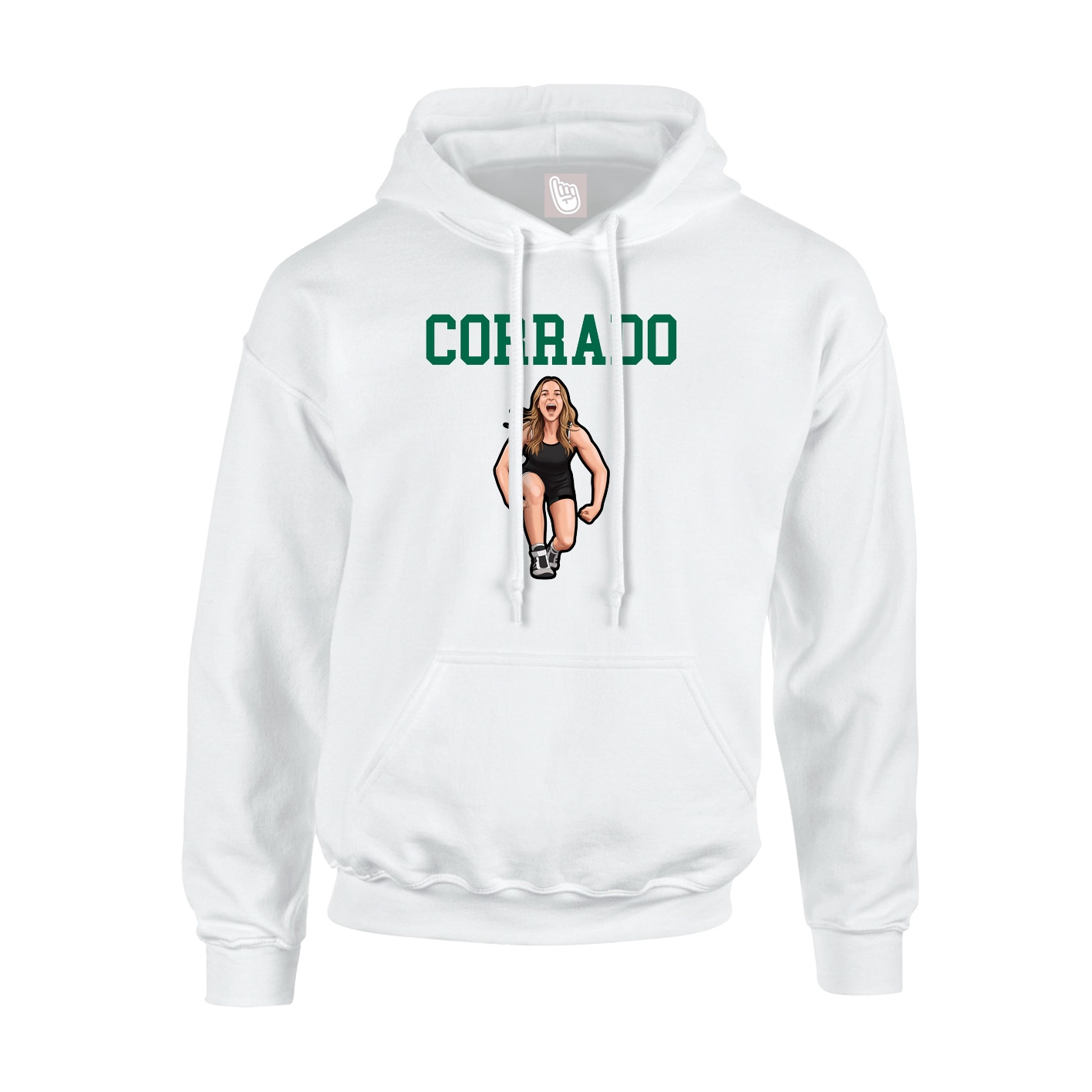 Youth Hoodie — Shirsey in White