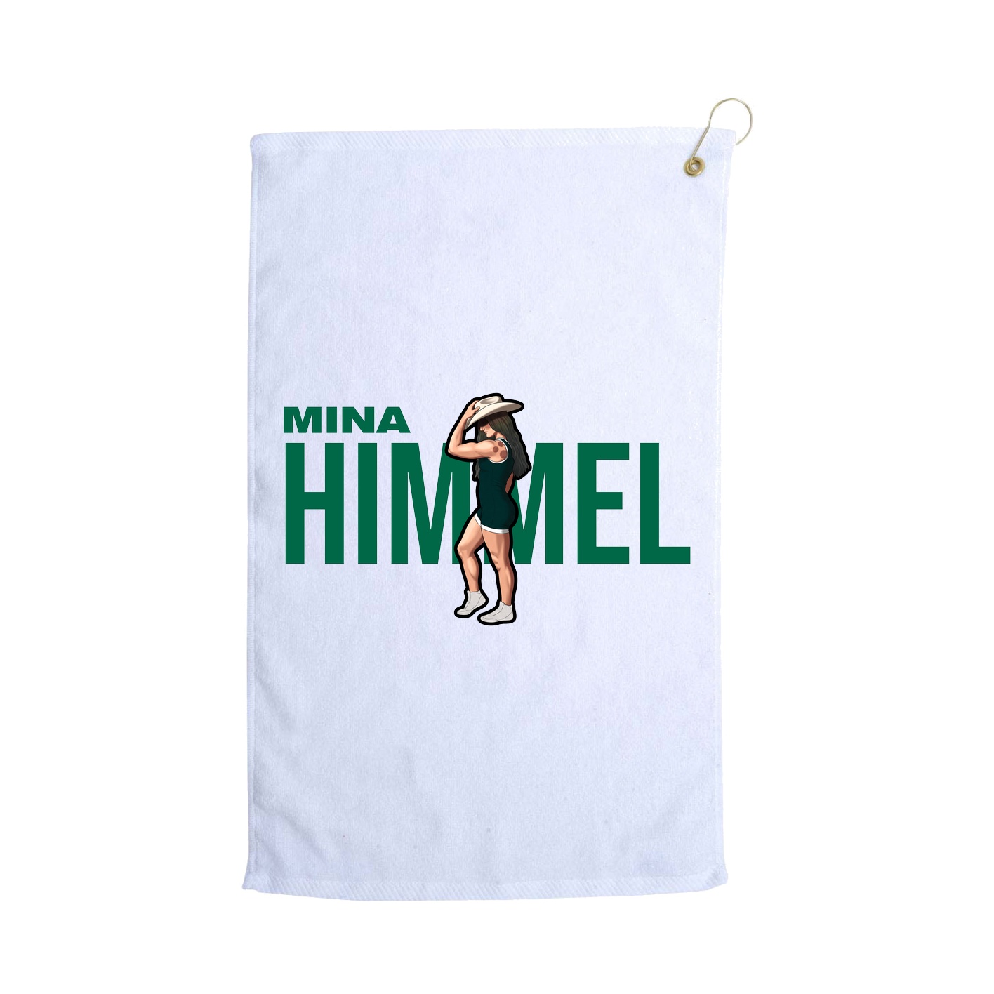 Golf Towel — Player Name in White