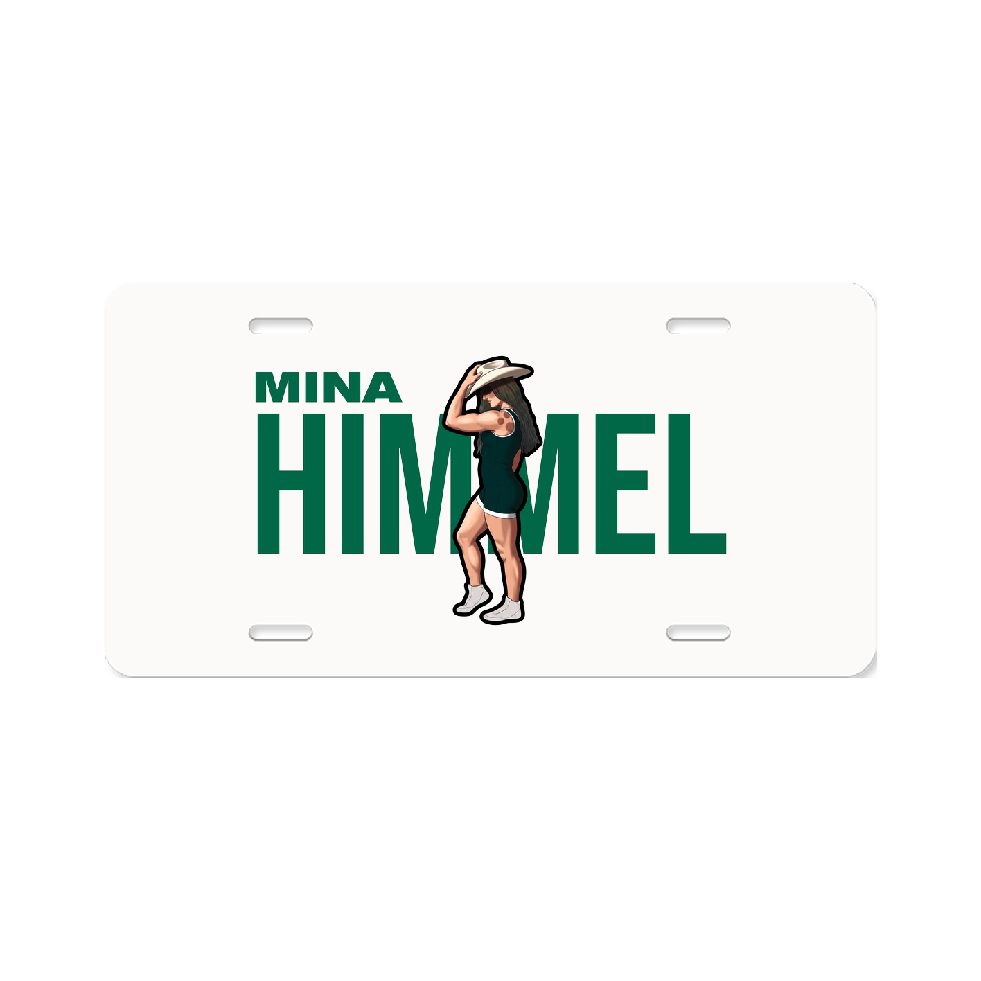 License Plate — Player Name in Classic