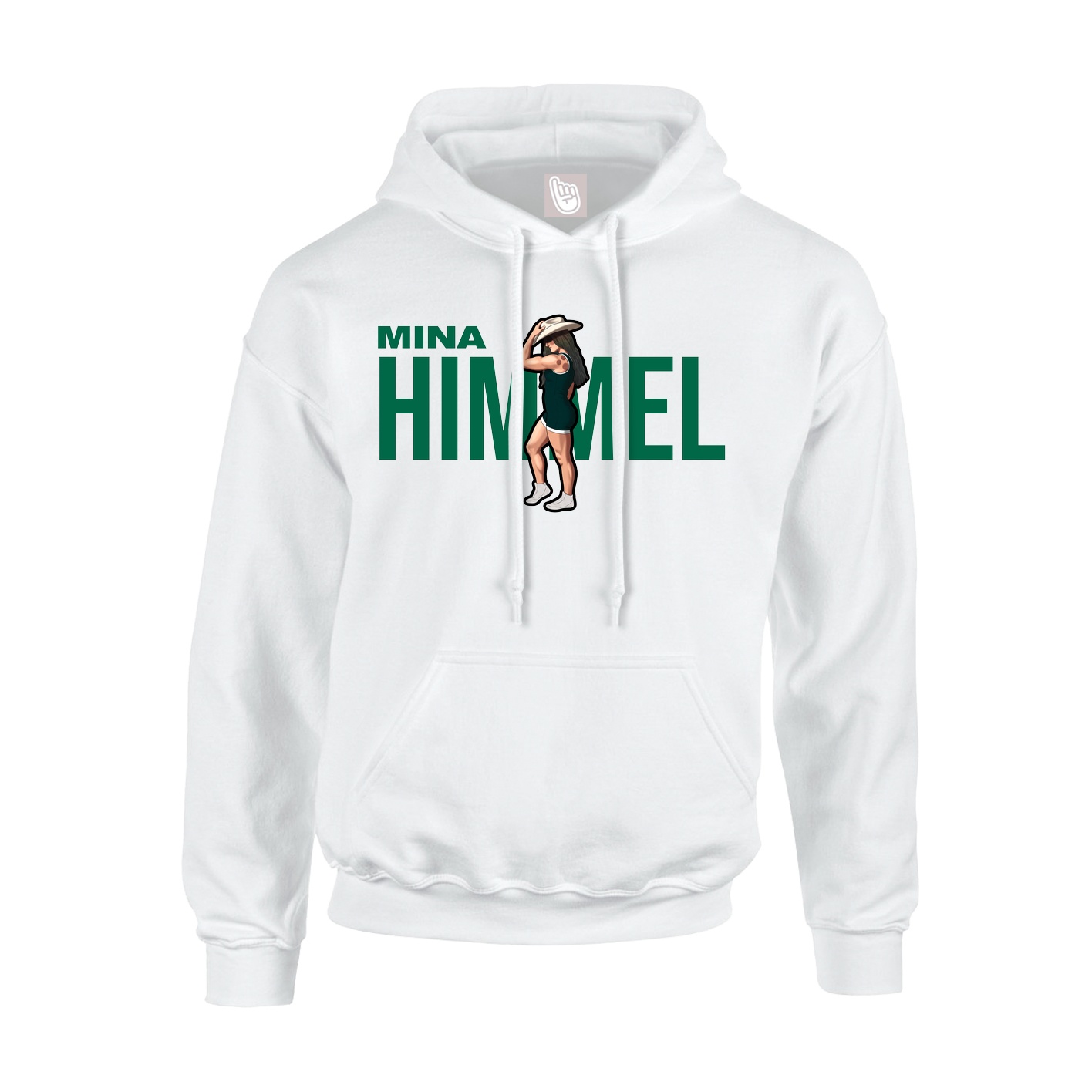 Youth Hoodie — Player Name in White