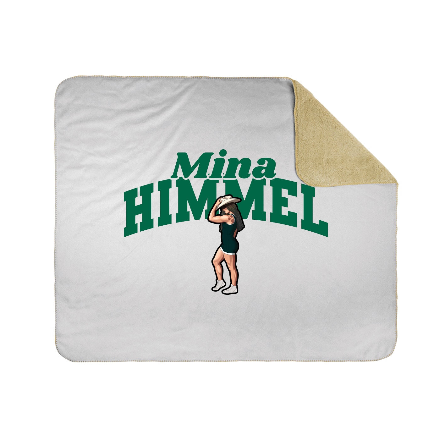 Throw Blanket — Signature Arch in White