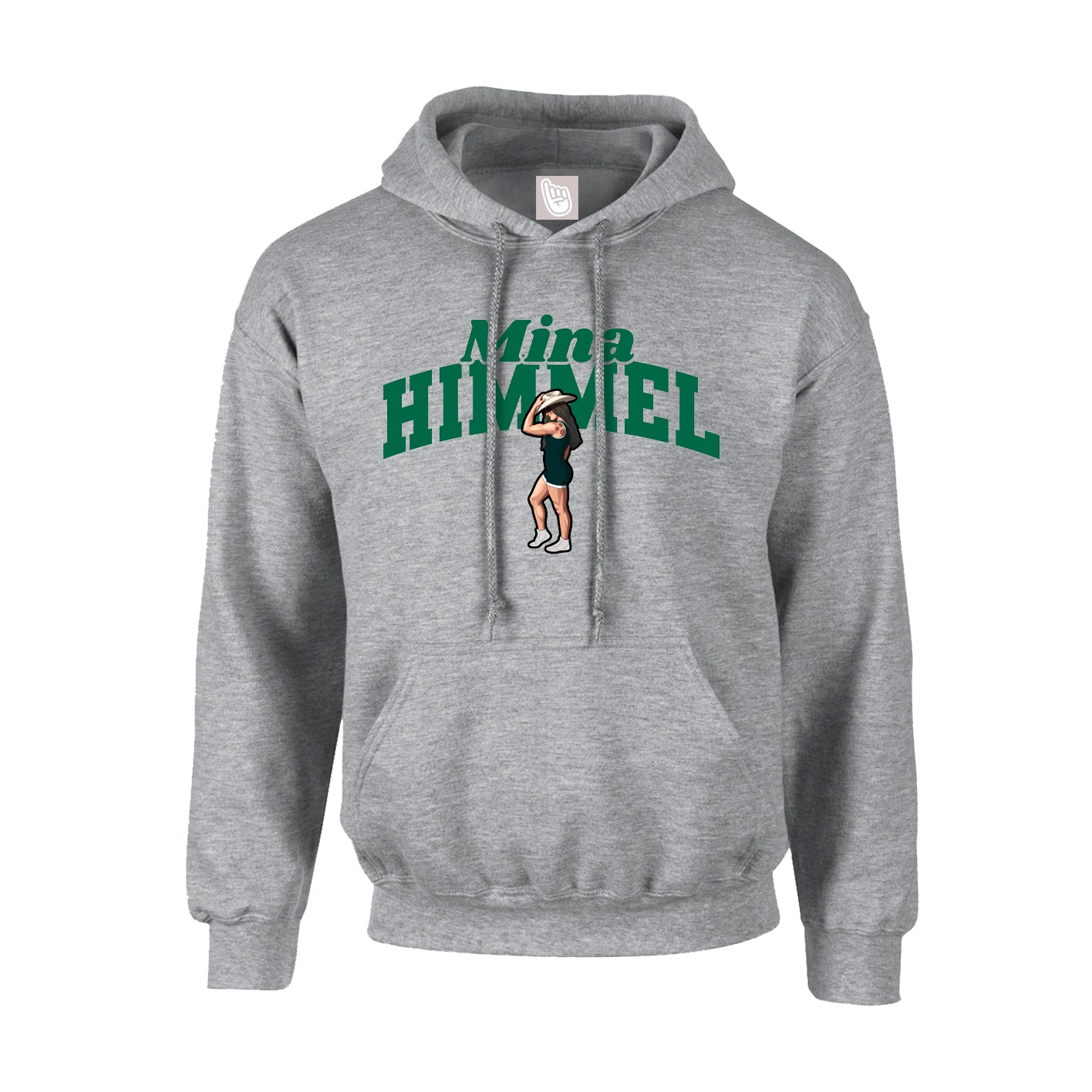 Hoodie — Signature Arch in Grey