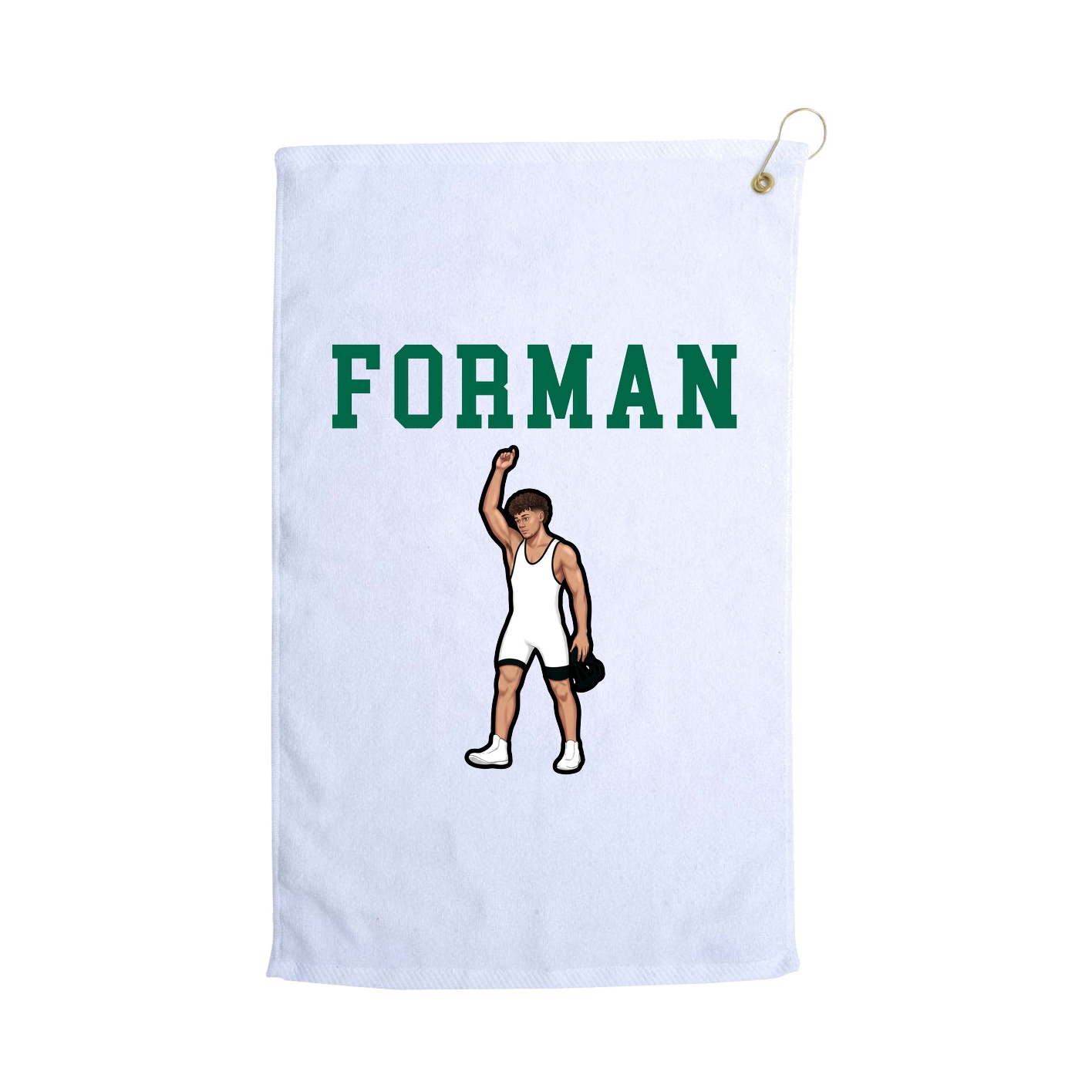 Golf Towel — Shirsey in White